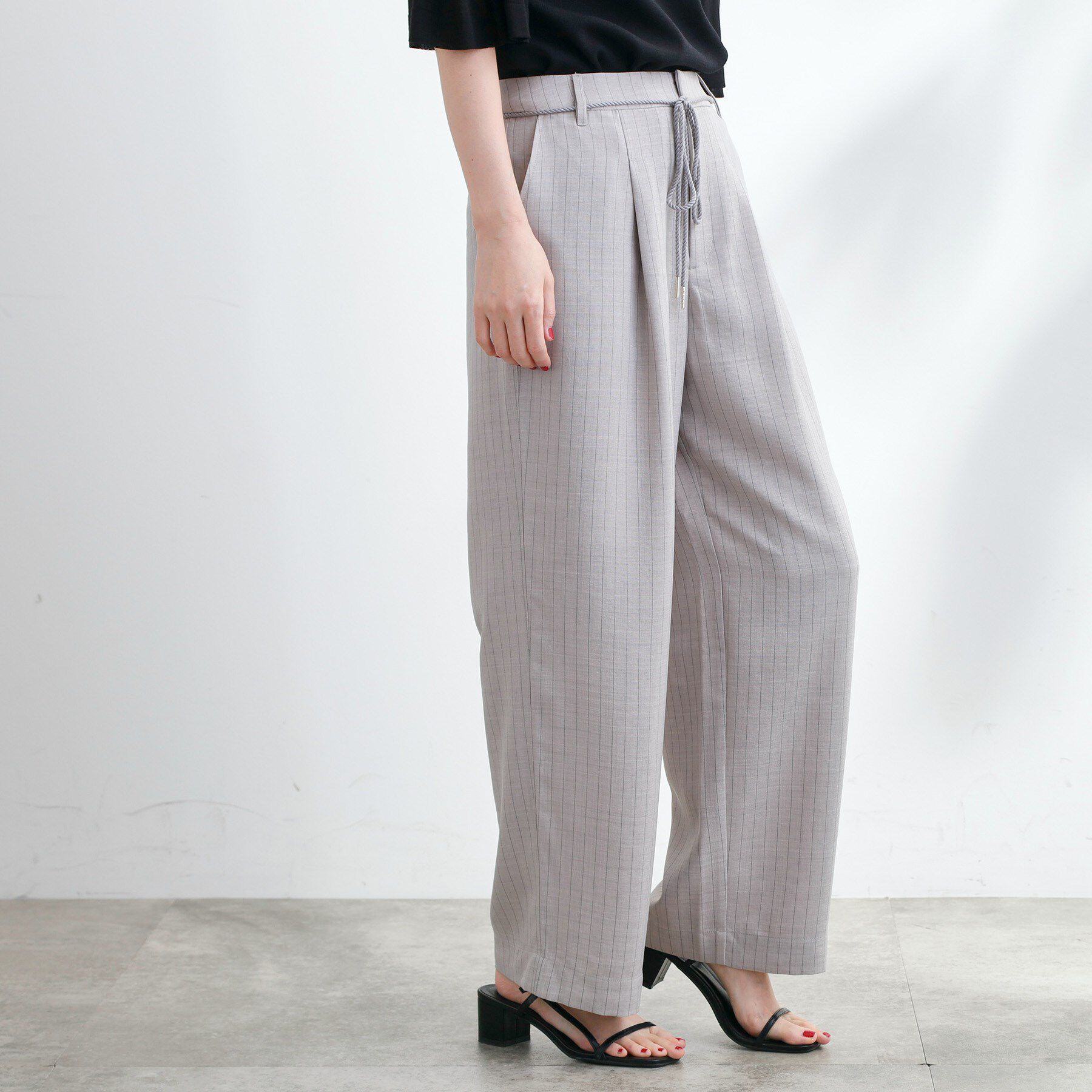grove「ロープベルトで差がつく 洗練リラックスパンツ」|その他|