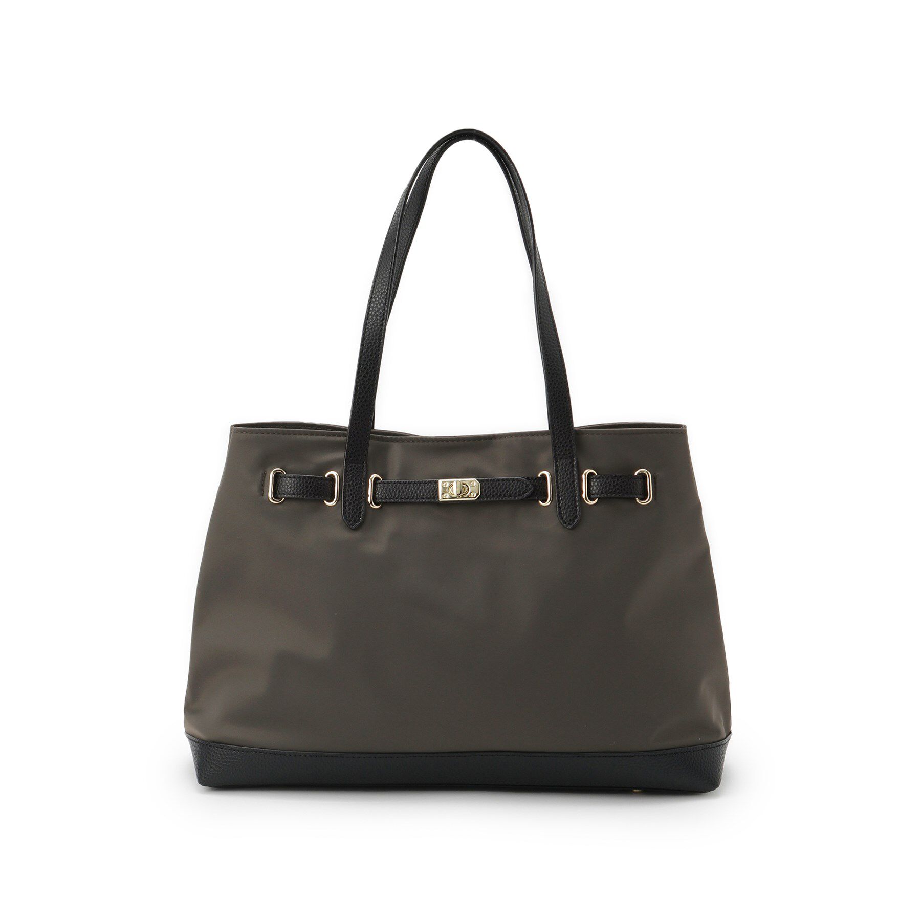 grove「【撥水・軽量】ベルトナイロンコンビA4トート」|トートバッグ|