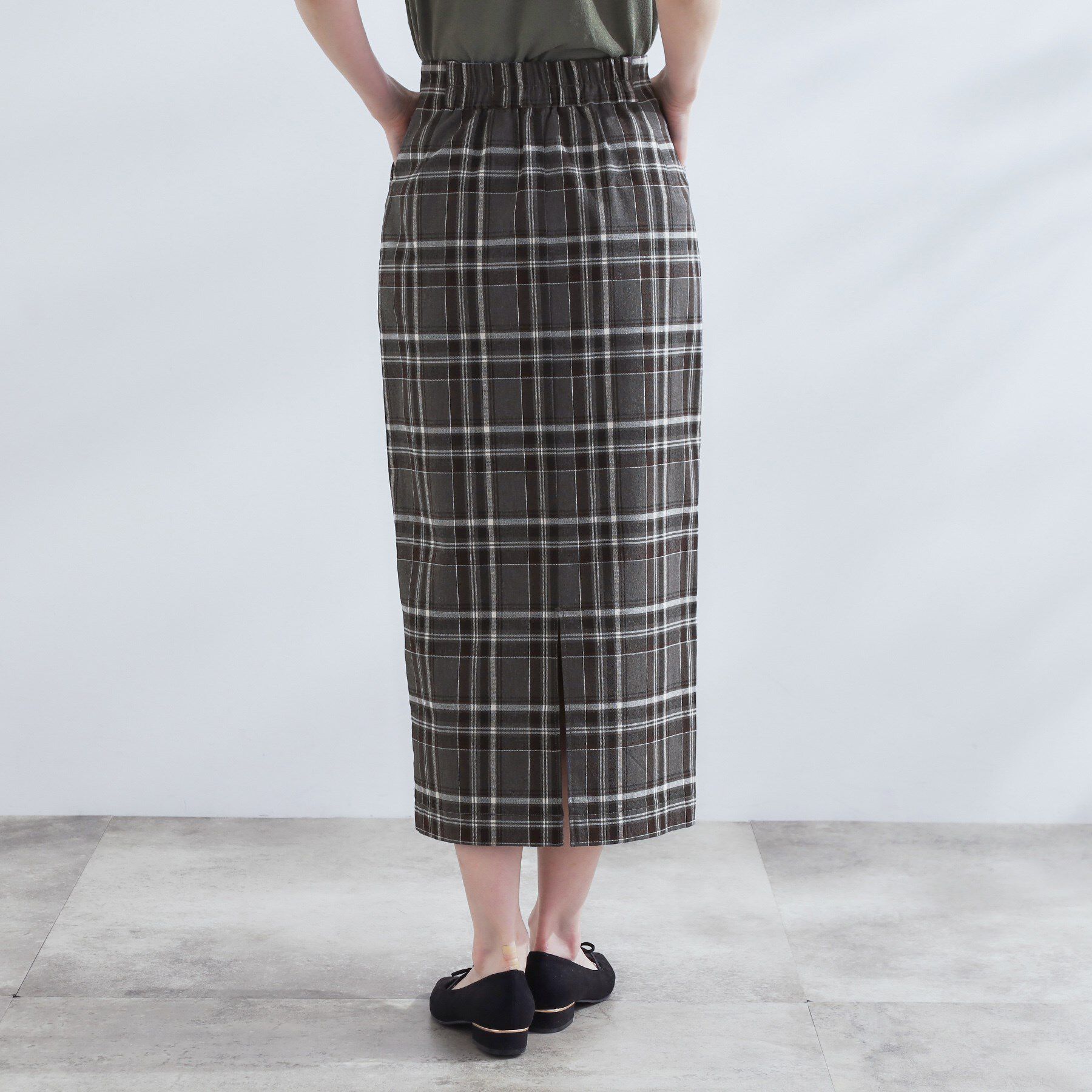 grove「360&deg;伸びて楽なはき心地　すっきり見えタイトスカート」|スカート|