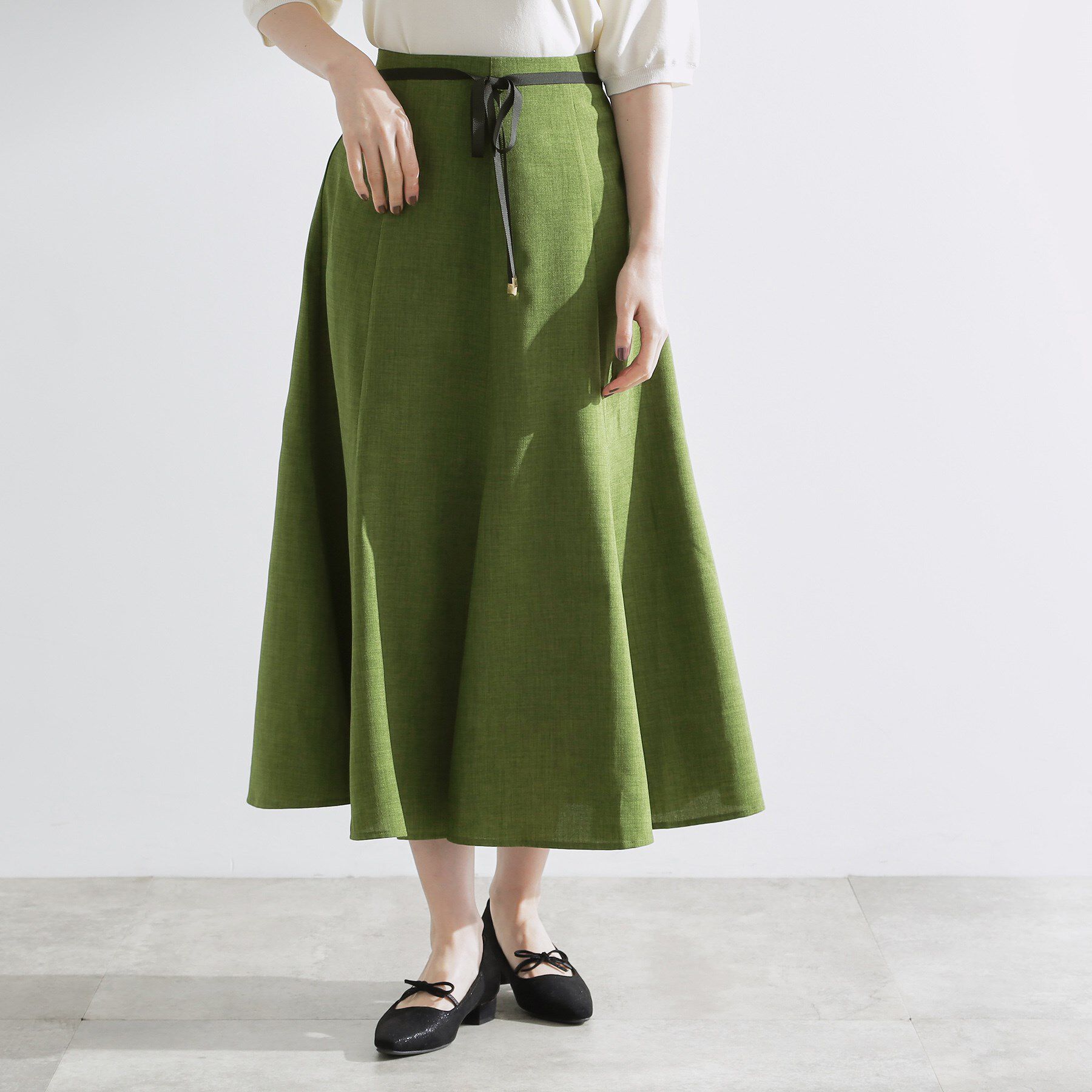 grove「ドットで華やぐ　軽やかマーメイドスカート」|スカート|