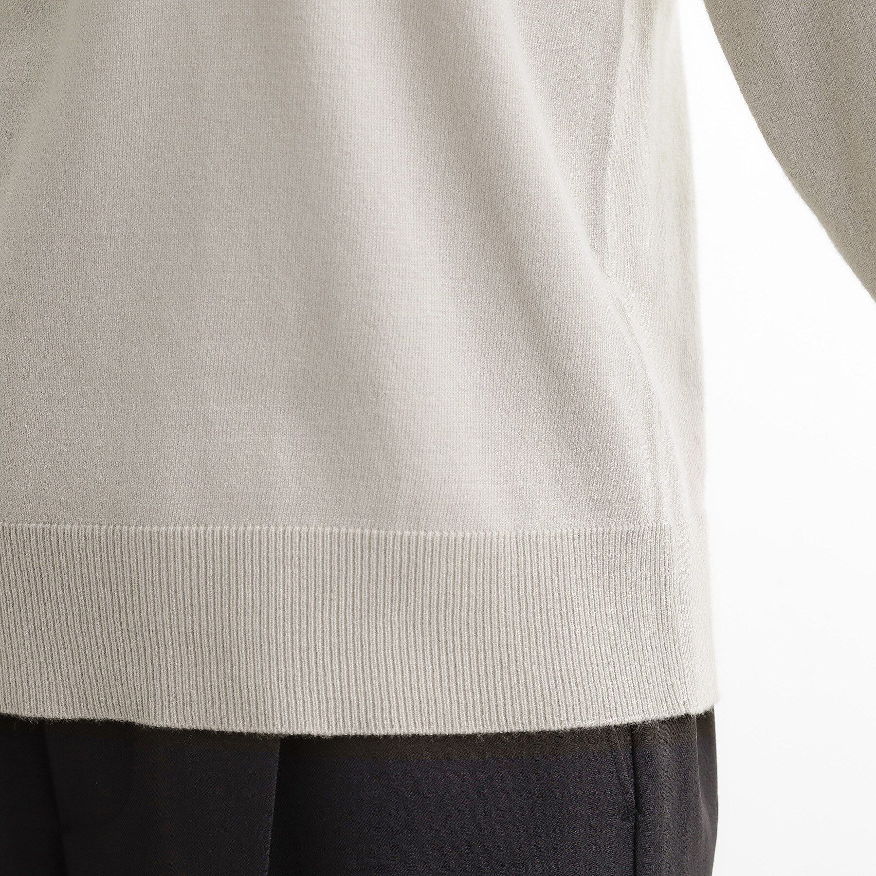 grove「【アンサンブル対応】バイカラー切替ニット」|ニット・セーター|