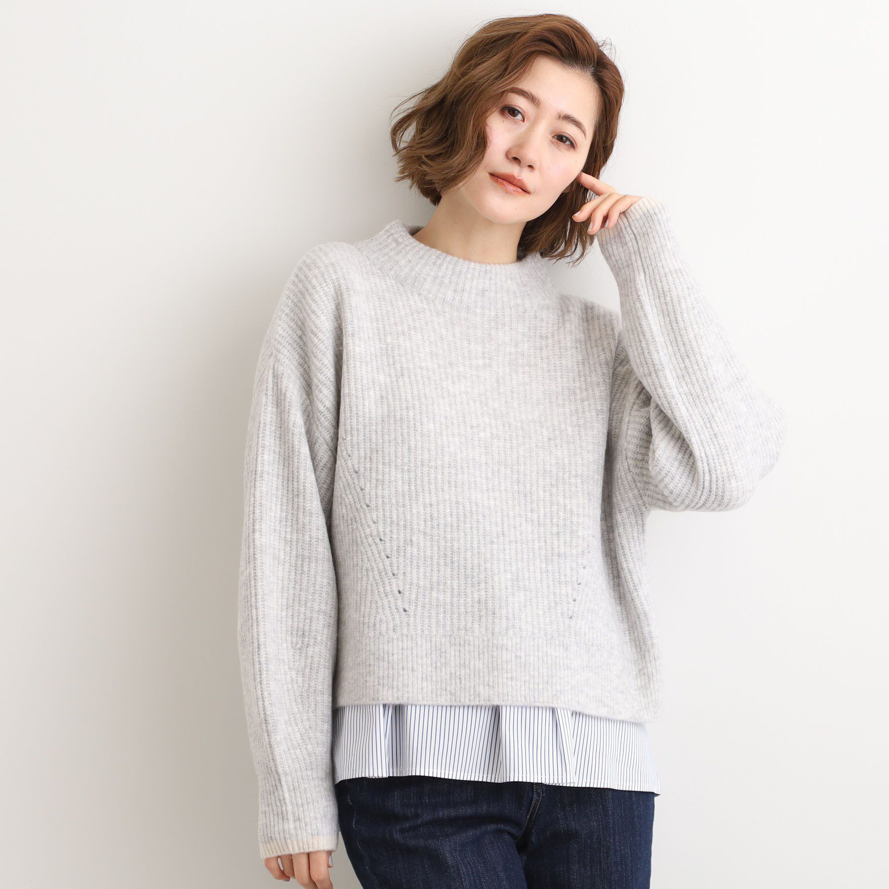 grove「裾切替タックペプラムTシャツ」|Tシャツ・カットソー|