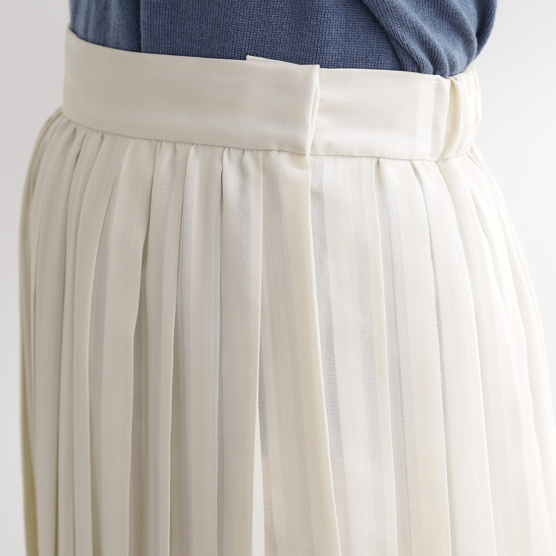 grove「【洗える】ひらりとゆれる　上品プリーツスカート」|スカート|