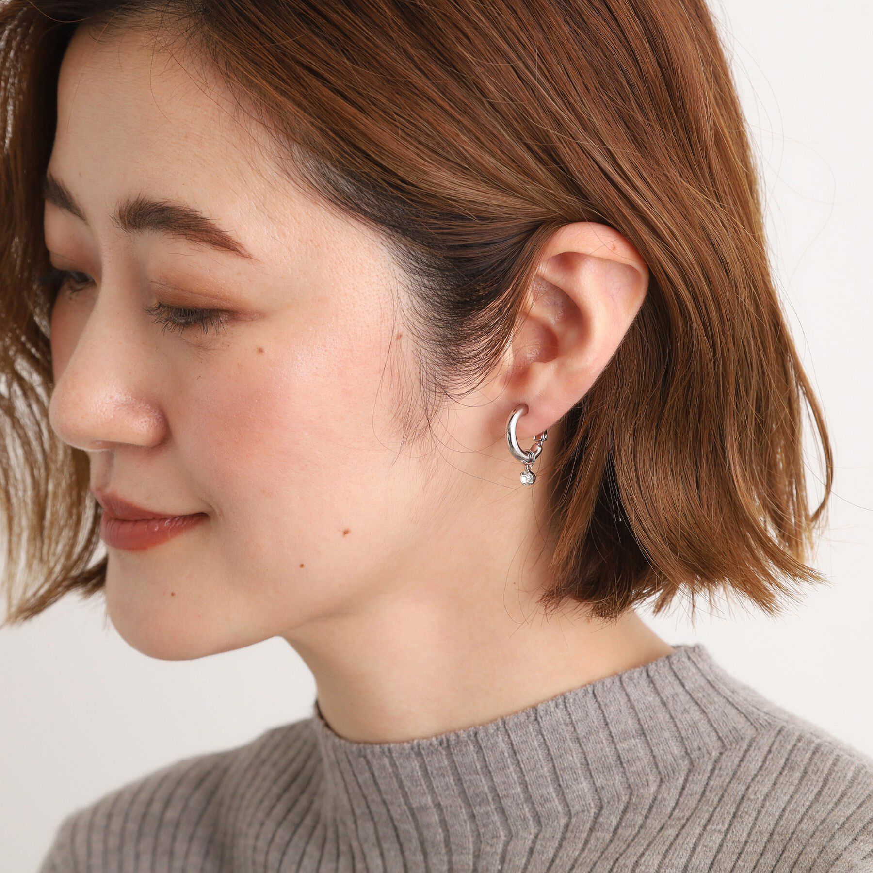 grove「【3WAY】ファービジューイヤリング」|イヤリング|