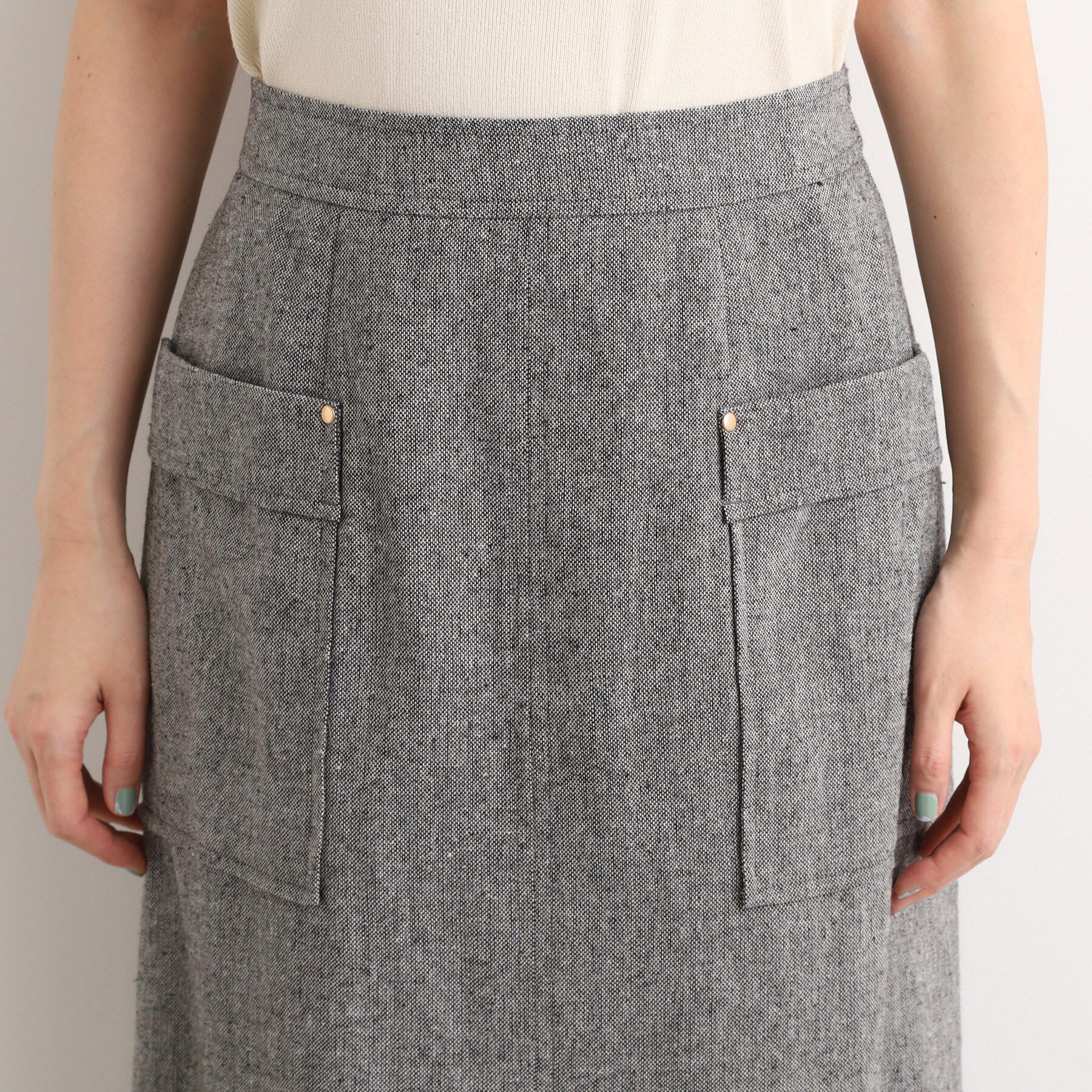 grove「クラシカルツイード Aラインスカート」|スカート|