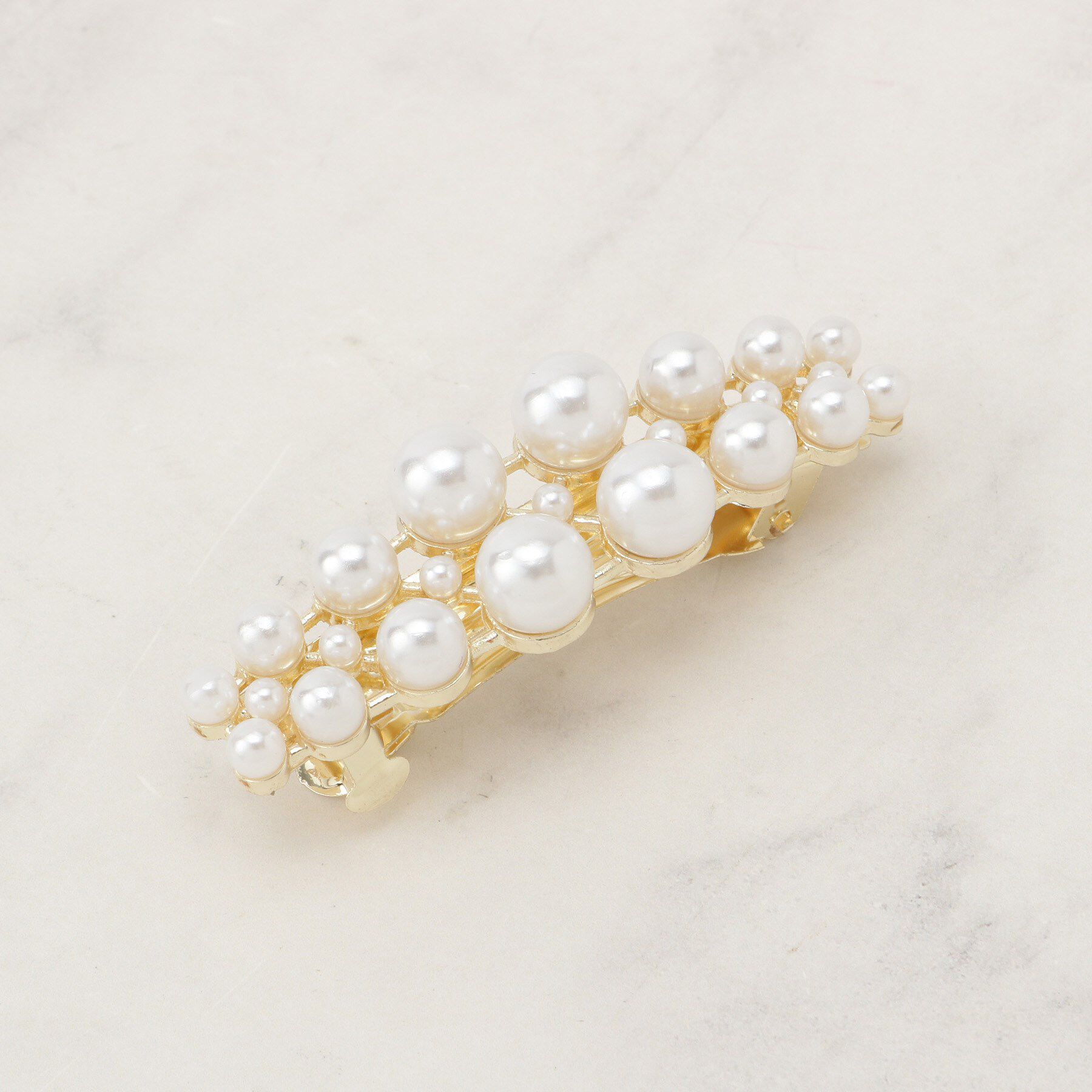 grove「グラデーションパール調バレッタ」|その他|ゴールド(007)