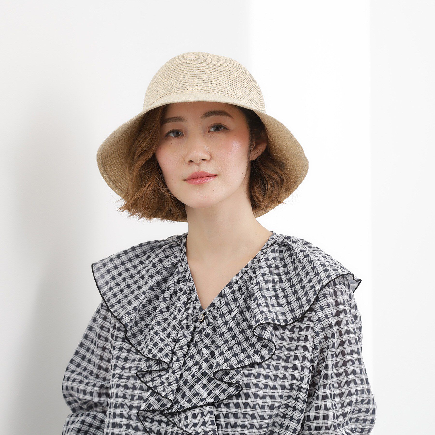 grove「ウォッシャブルブレードリボンハット」|ハット|