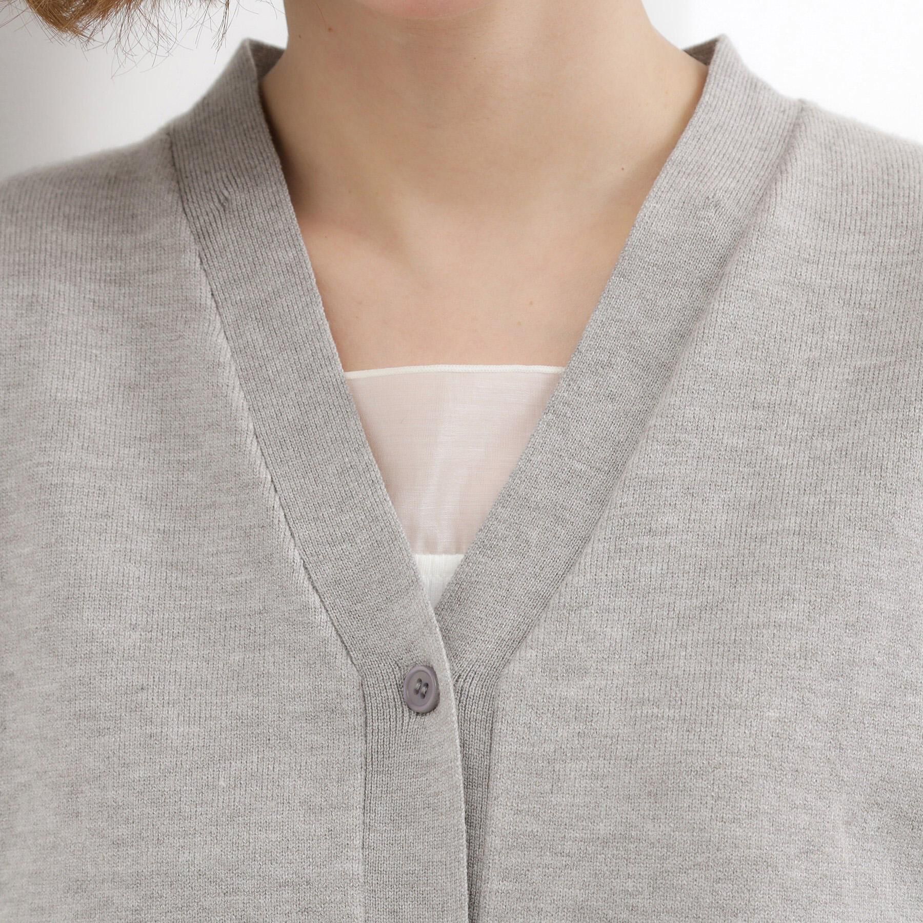 grove「シャツドッキング ニットカーディガン」|カーディガン|