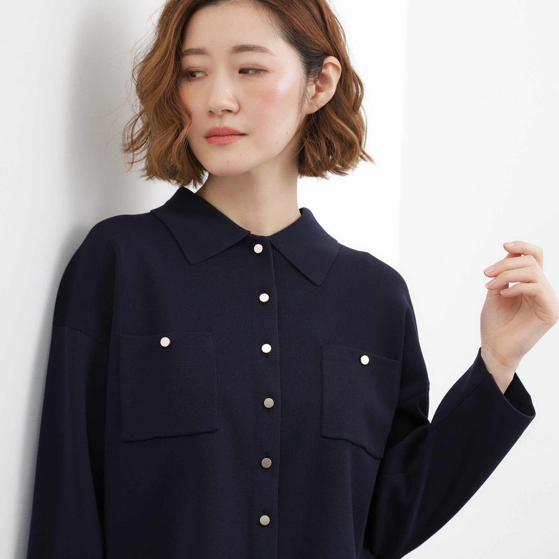 grove「一枚でも羽織でも！大人のTOPS風カーディガン」|カーディガン|