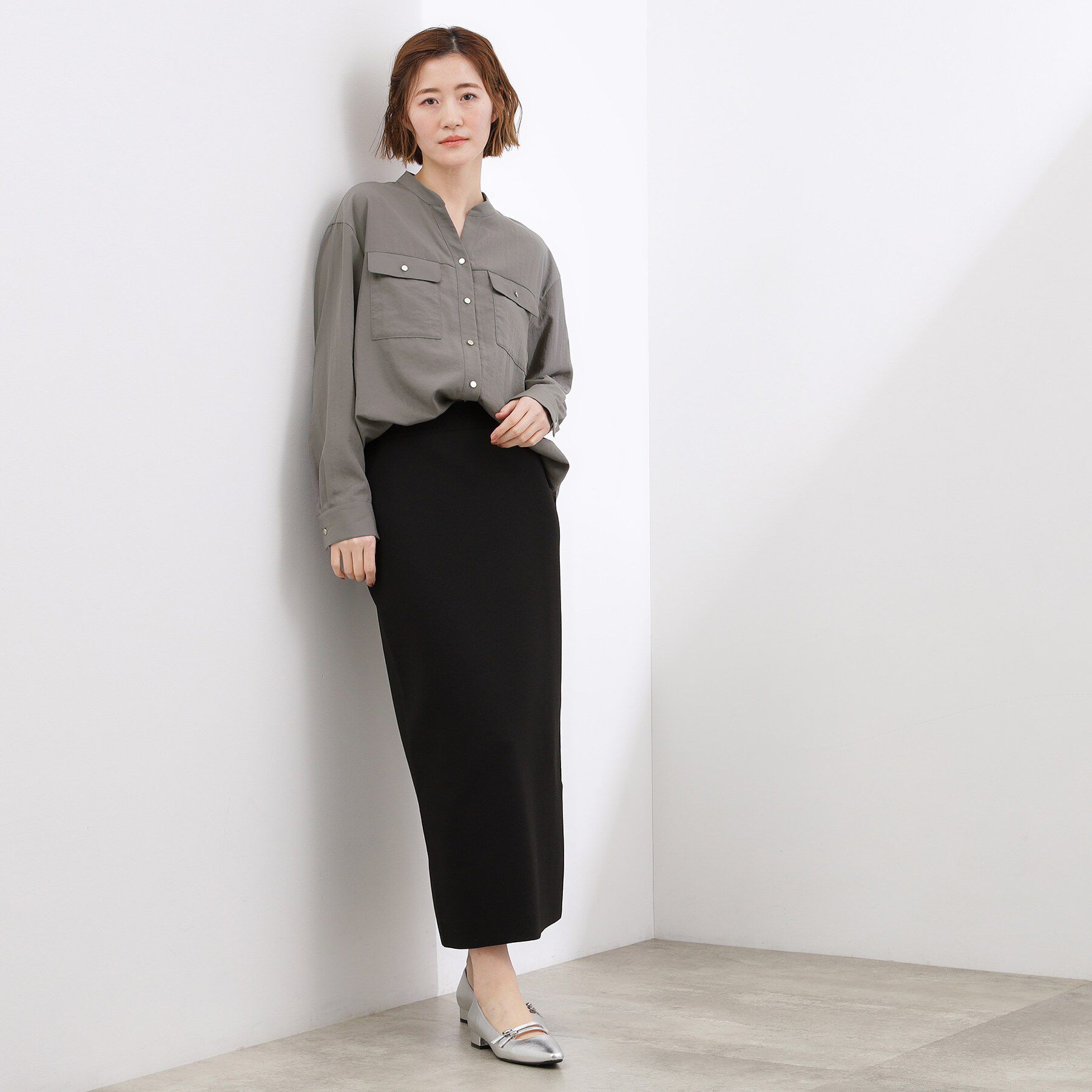 grove「【貴島明日香さん着用】お仕事も普段も。今どきワークシャツブラウス」|シャツ・ブラウス|