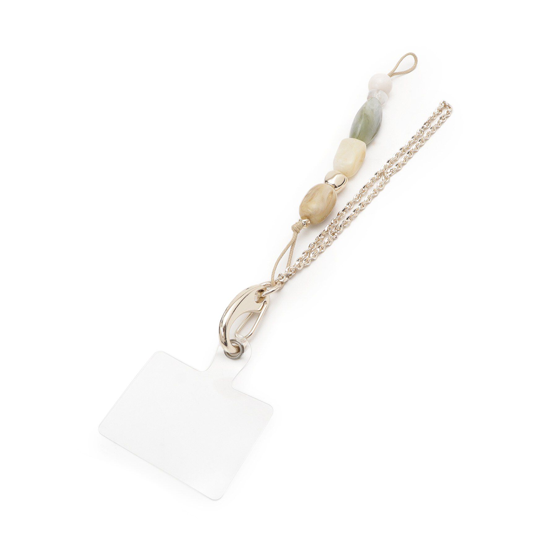 grove「アソートストーン調チャーム」|キーケース|ミントグリーン(02