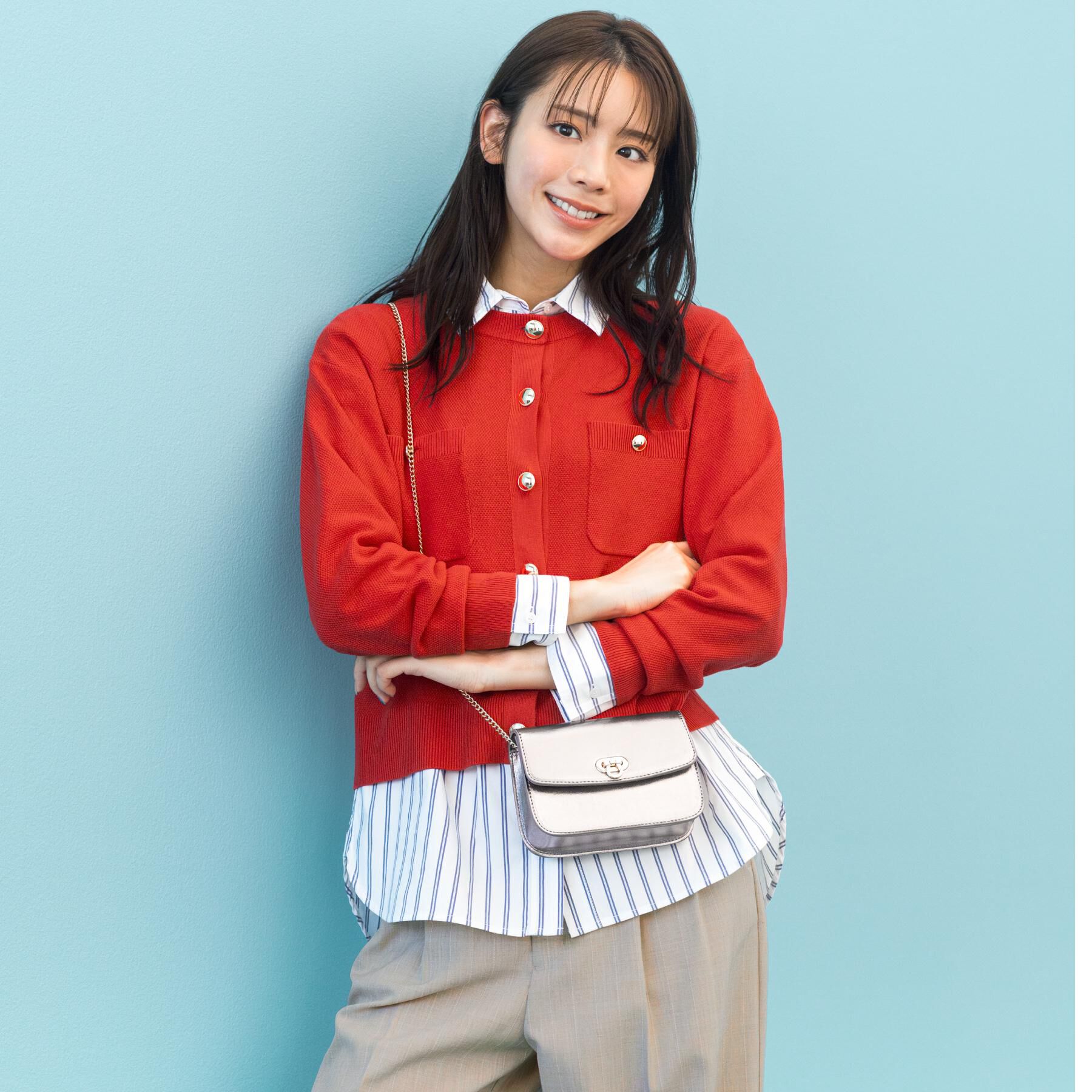 grove「【貴島明日香さん着用】フロントポケットカーディガン」|カーディガン|