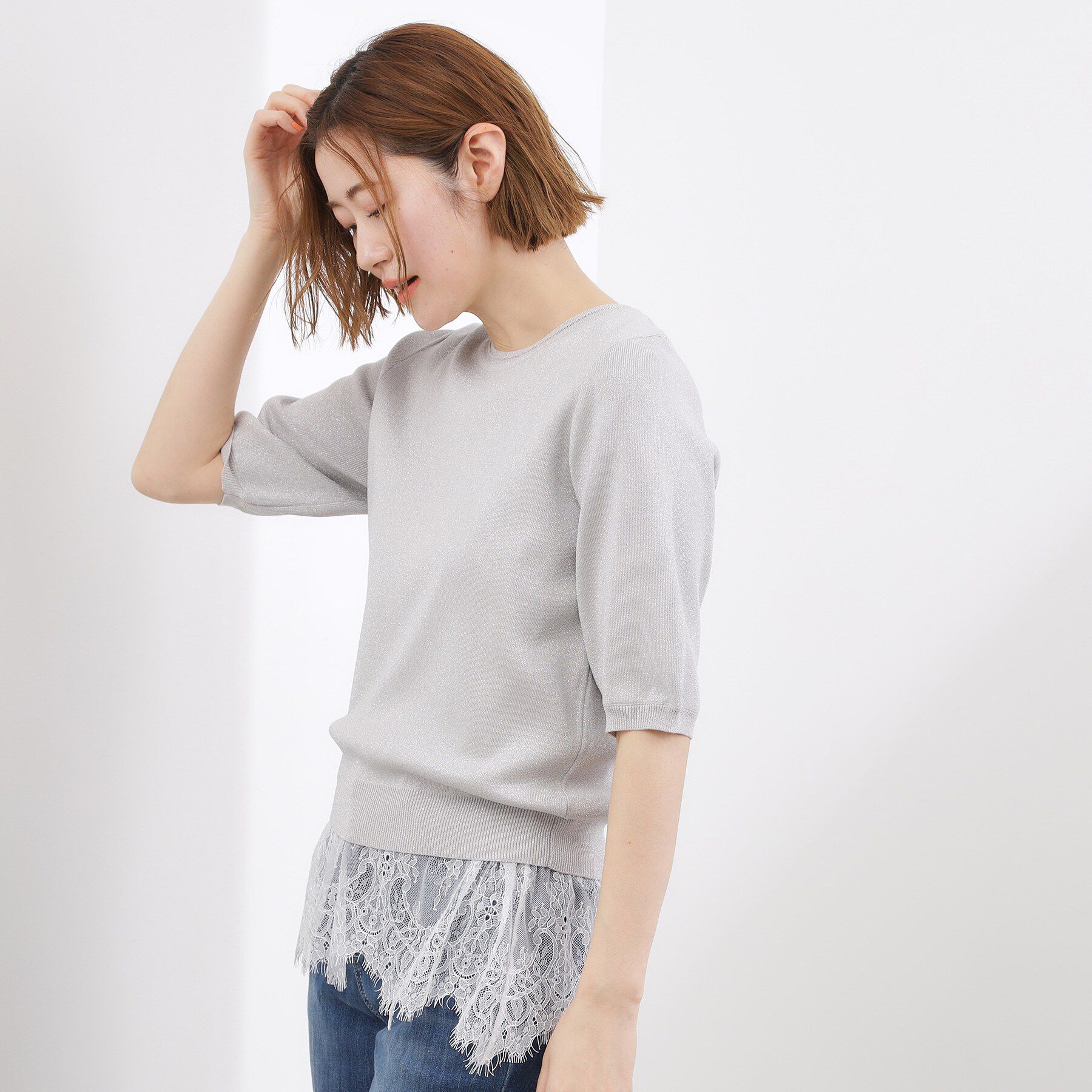 grove「【貴島明日香さん着用】裾レイヤードタンクトップ」|キャミソール|