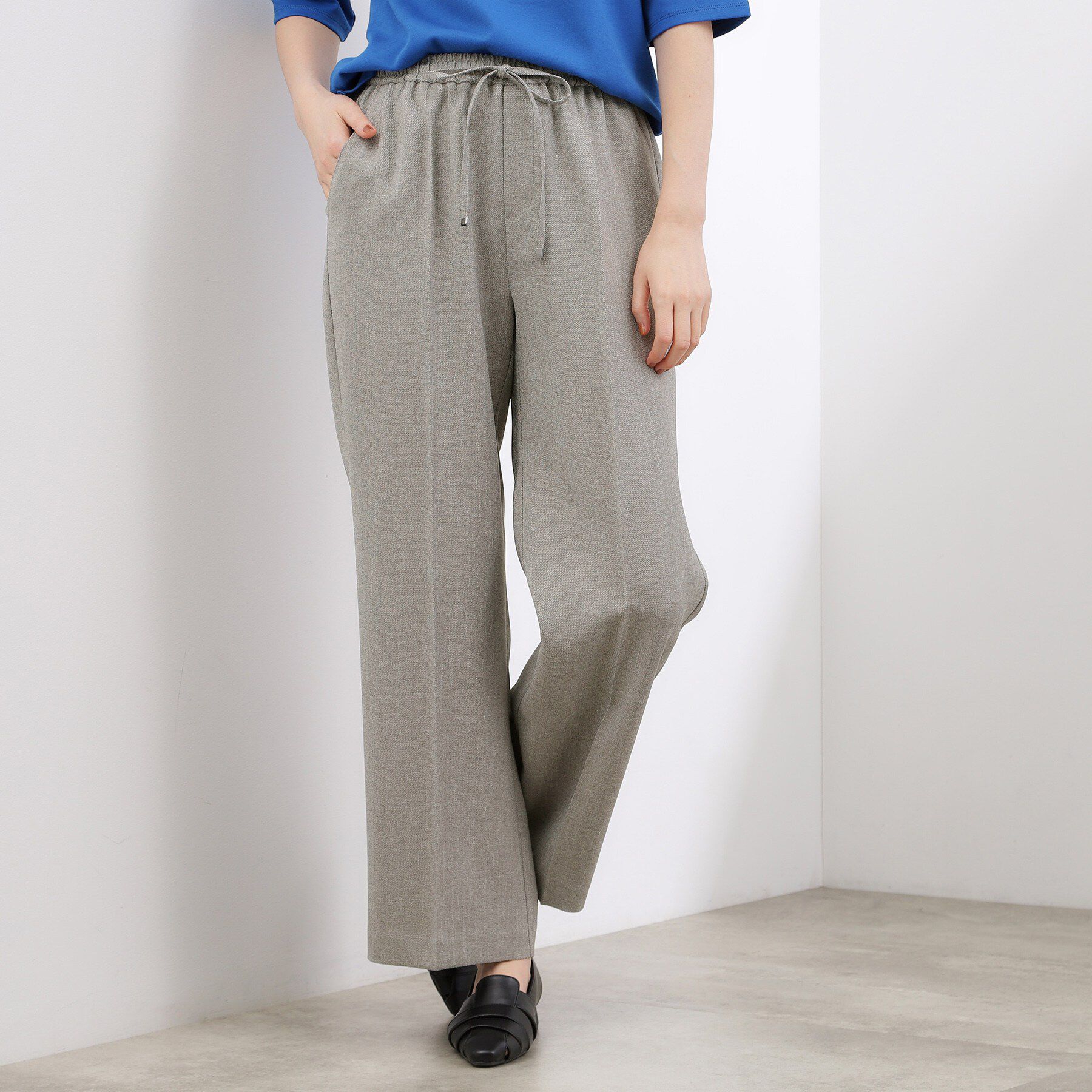 grove「【貴島明日香さん着用・カセット服】リネンライクソフトフレアパンツ」|その他|