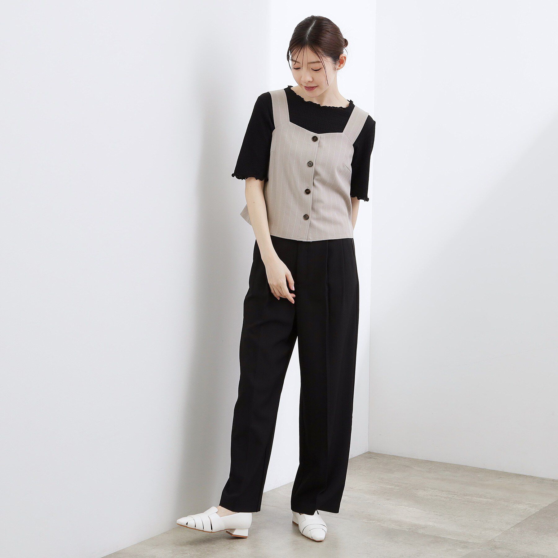 grove「ストライプ ビスチェ＆インナーセット」|その他|