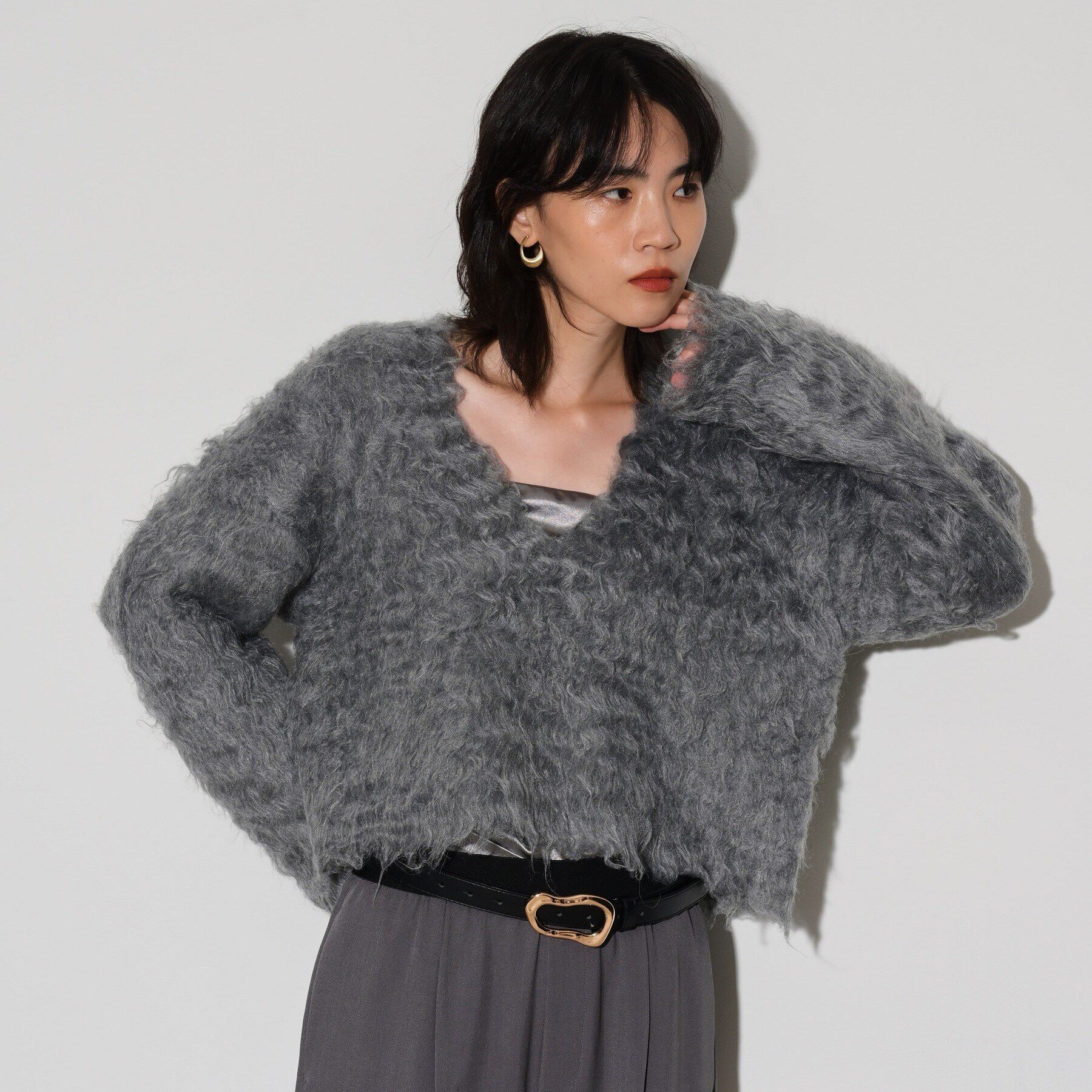 GALLEST「【ラシック＆WEB限定】Vネックシャギーニット」|ニット・セーター|