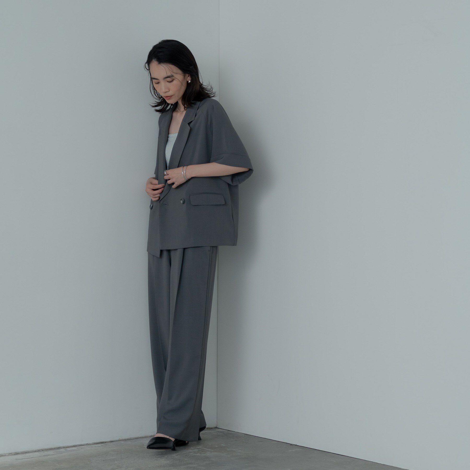 GALLEST「【セットアップ対応】イージーストレートワイドパンツ【カセット服／オケージョン／通勤】」|その他|