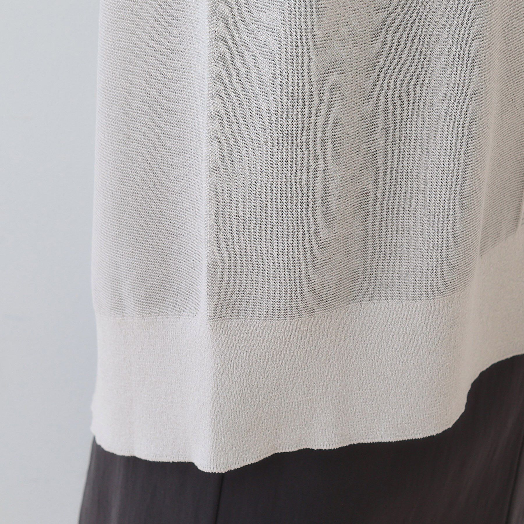 INDIVI「【洗える／和紙混素材】ドライタッチニットカーディガン」|カーディガン|