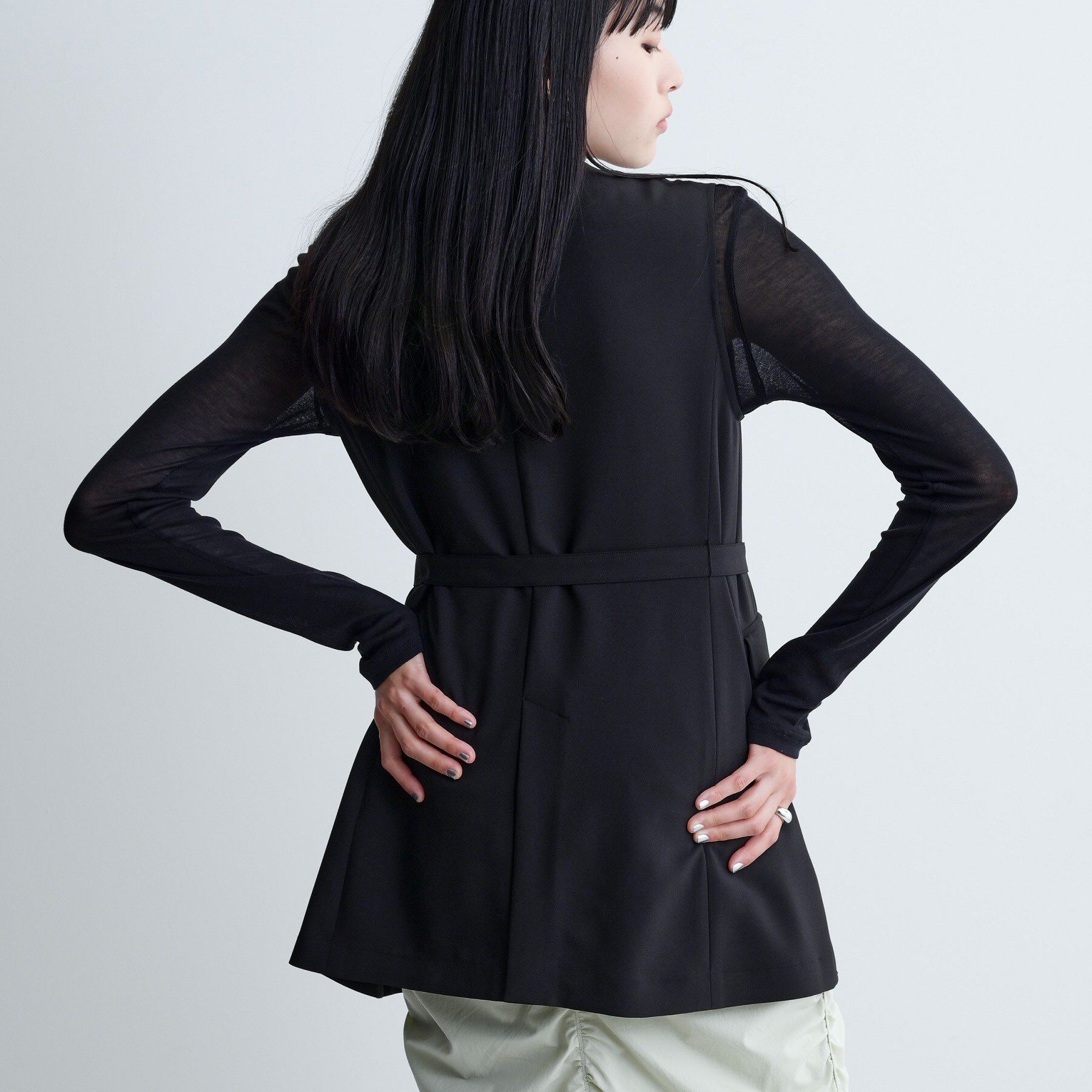 GALLEST「【セットアップ可】ナローベルテッドジレ【カセット服/オケージョン/通勤】」|ベスト・ジレ|