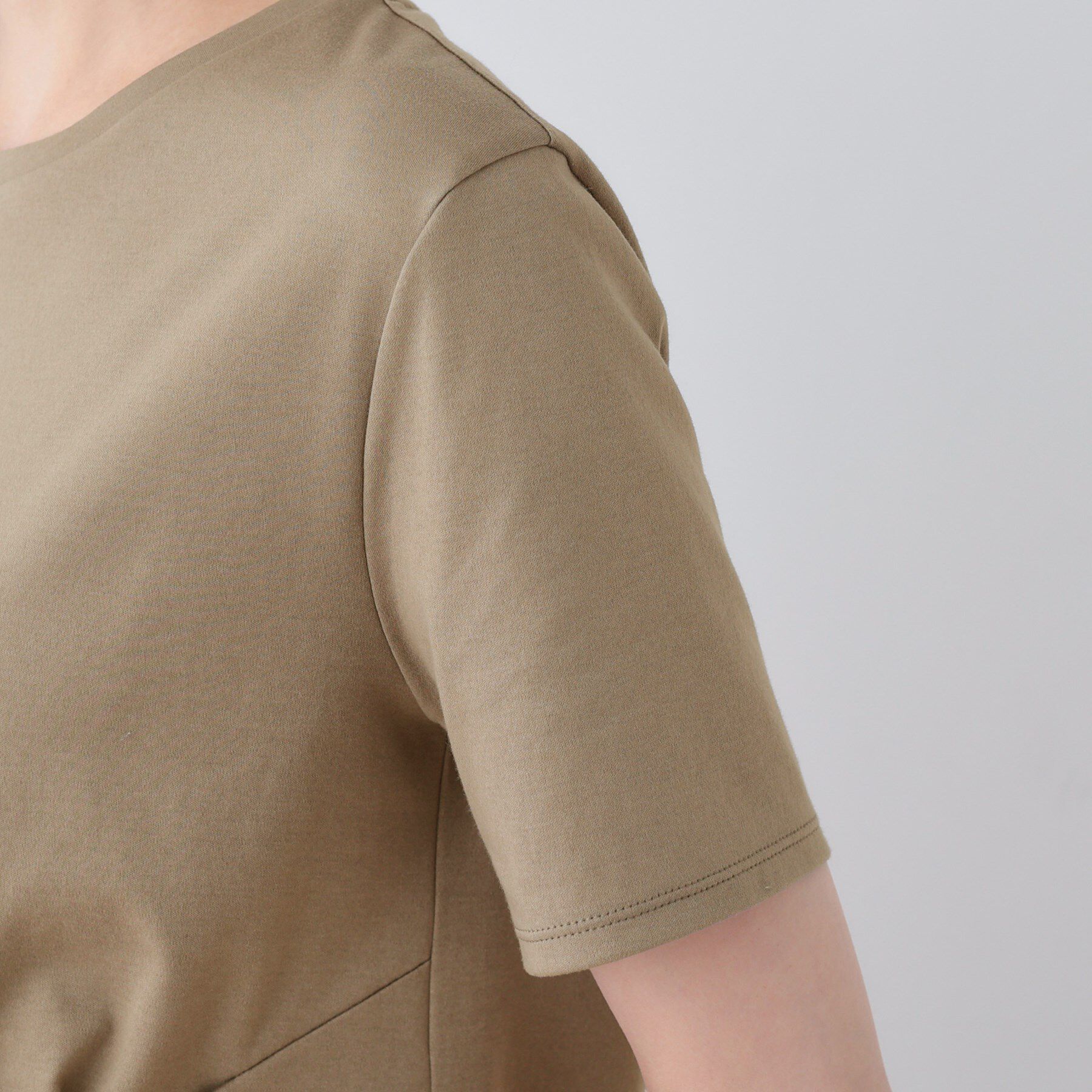 INDIVI「【洗える】ねじりデザインTシャツ」|Tシャツ・カットソー|