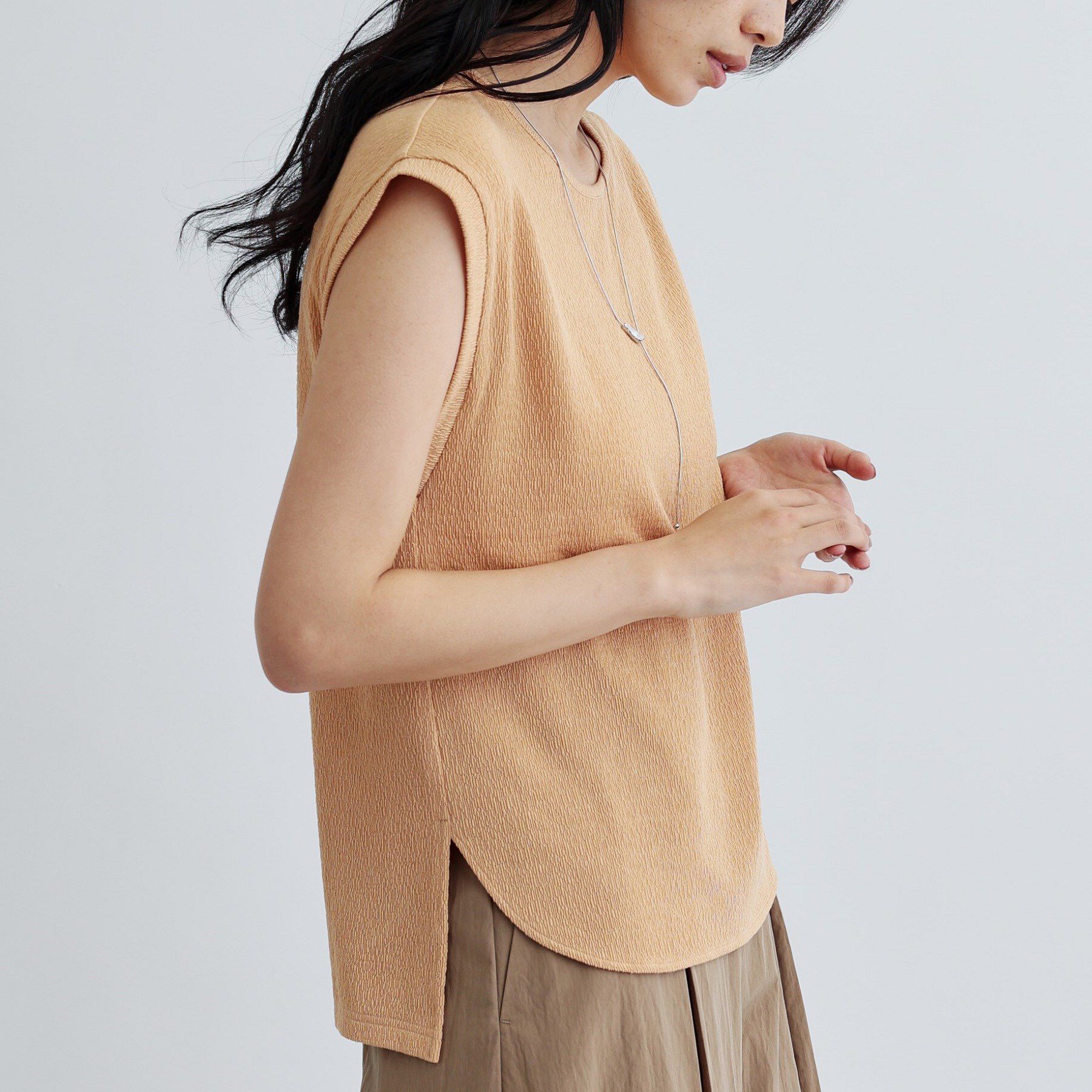 GALLEST「【再入荷】バックシャンノースリTシャツ」|Tシャツ・カットソー|