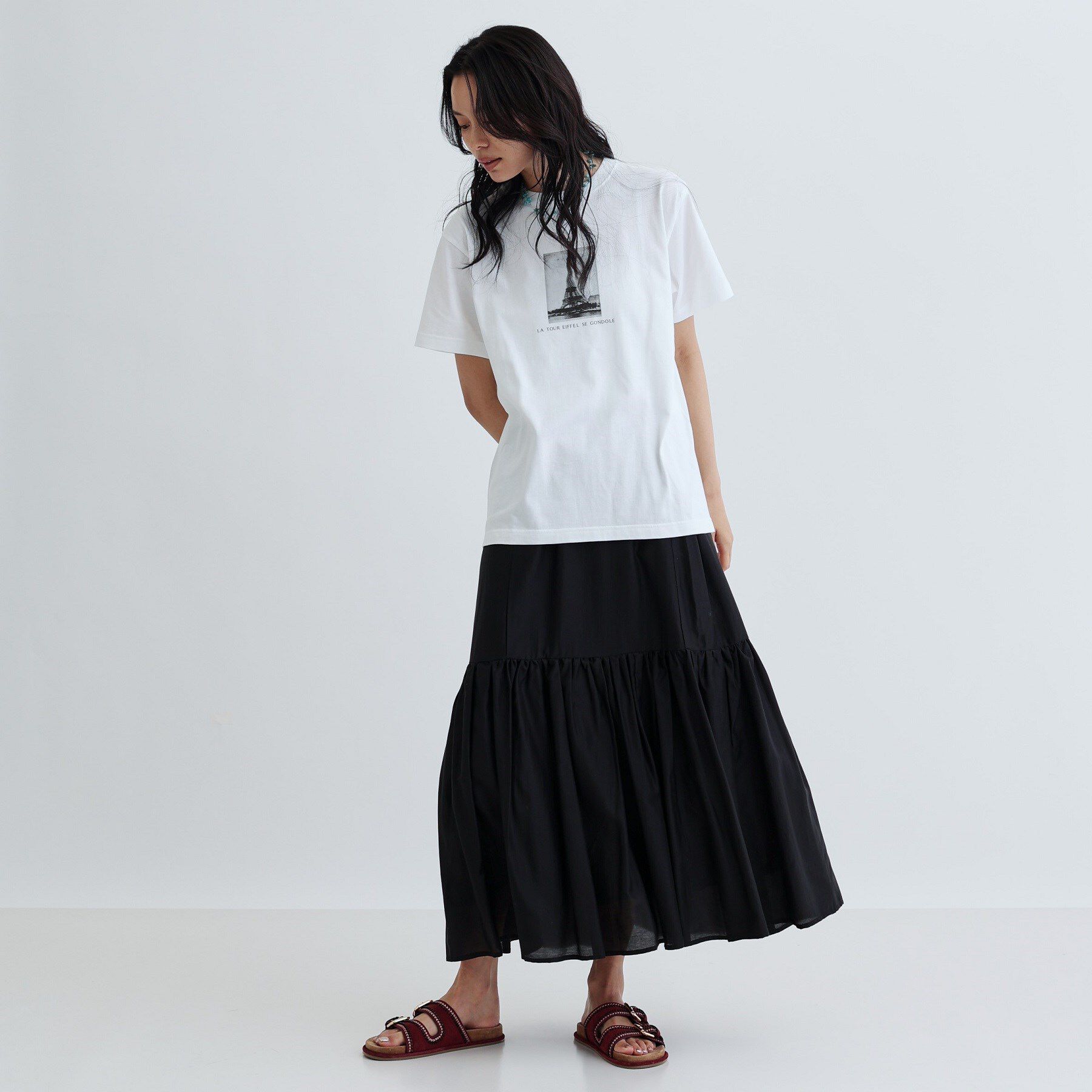 GALLEST「ティアードボイルスカート」|スカート|