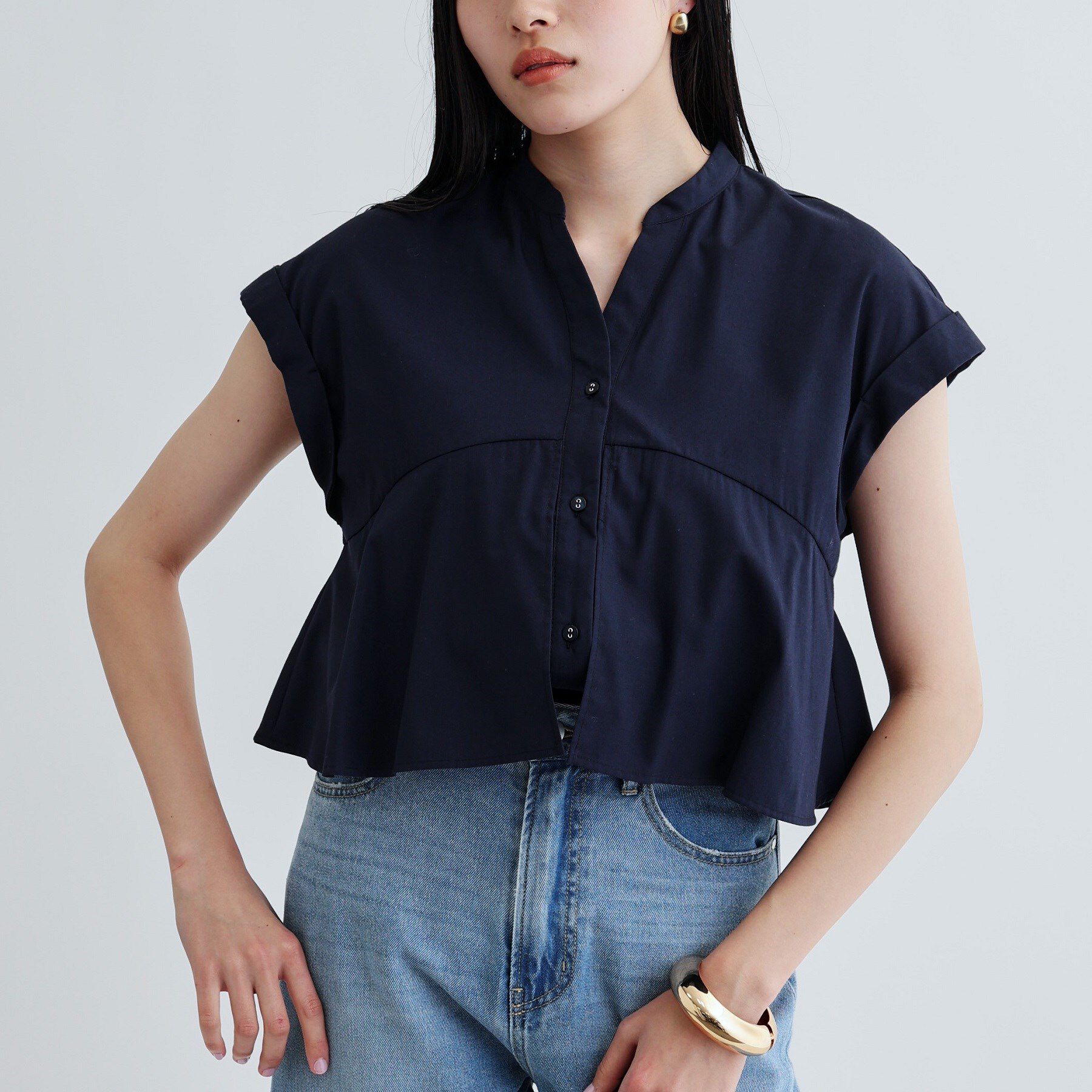 GALLEST「2WAYペプラムシャツ」|シャツ・ブラウス|