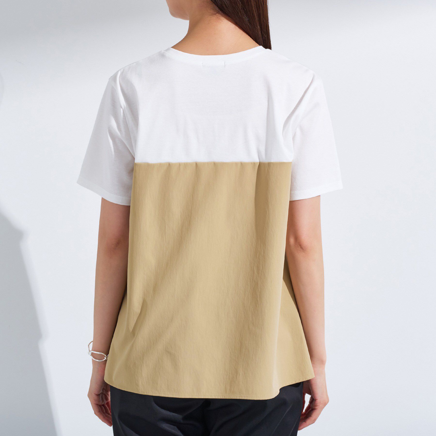 INDIVI「【洗える】ビスチェレイヤード風トップス」|Tシャツ・カットソー|