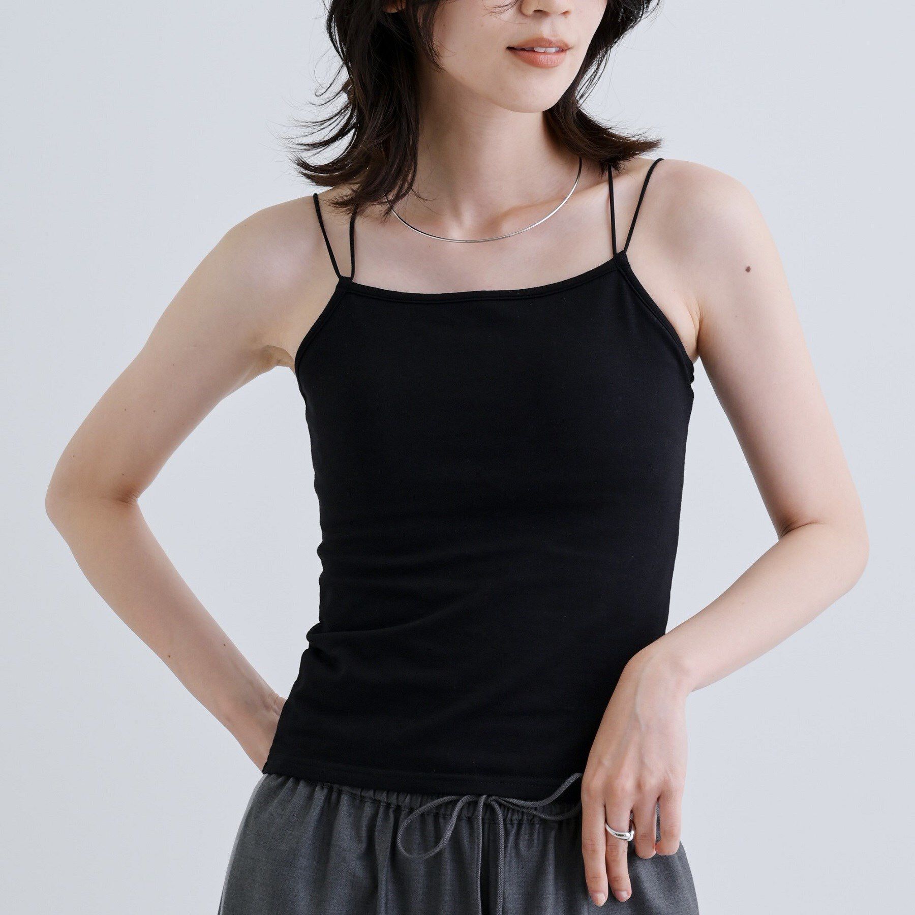 GALLEST「【一部店舗限定】カップ付きバッククロスキャミソール」|キャミソール|