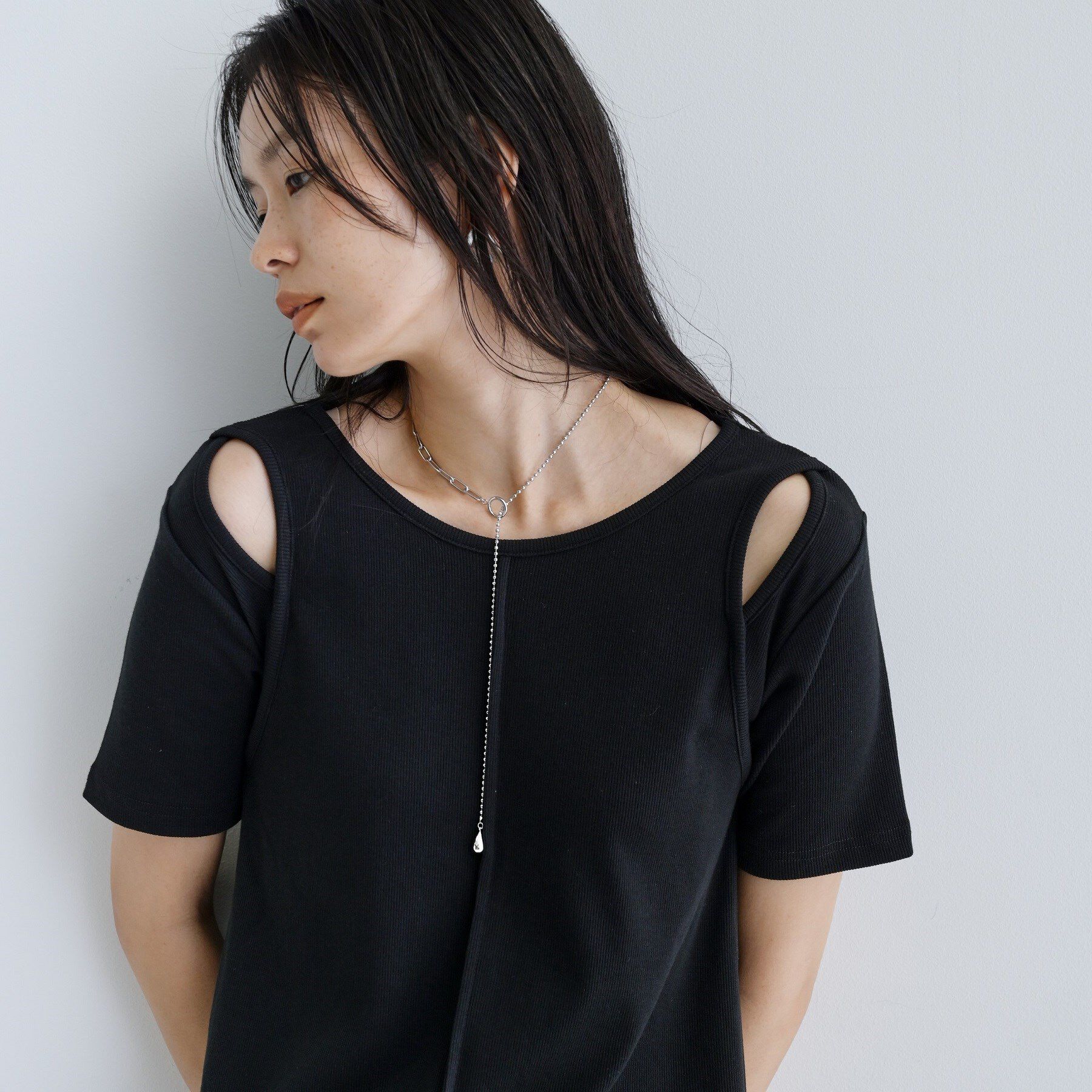 GALLEST「【一部店舗限定】リブカットソーワンピース」|ワンピース|