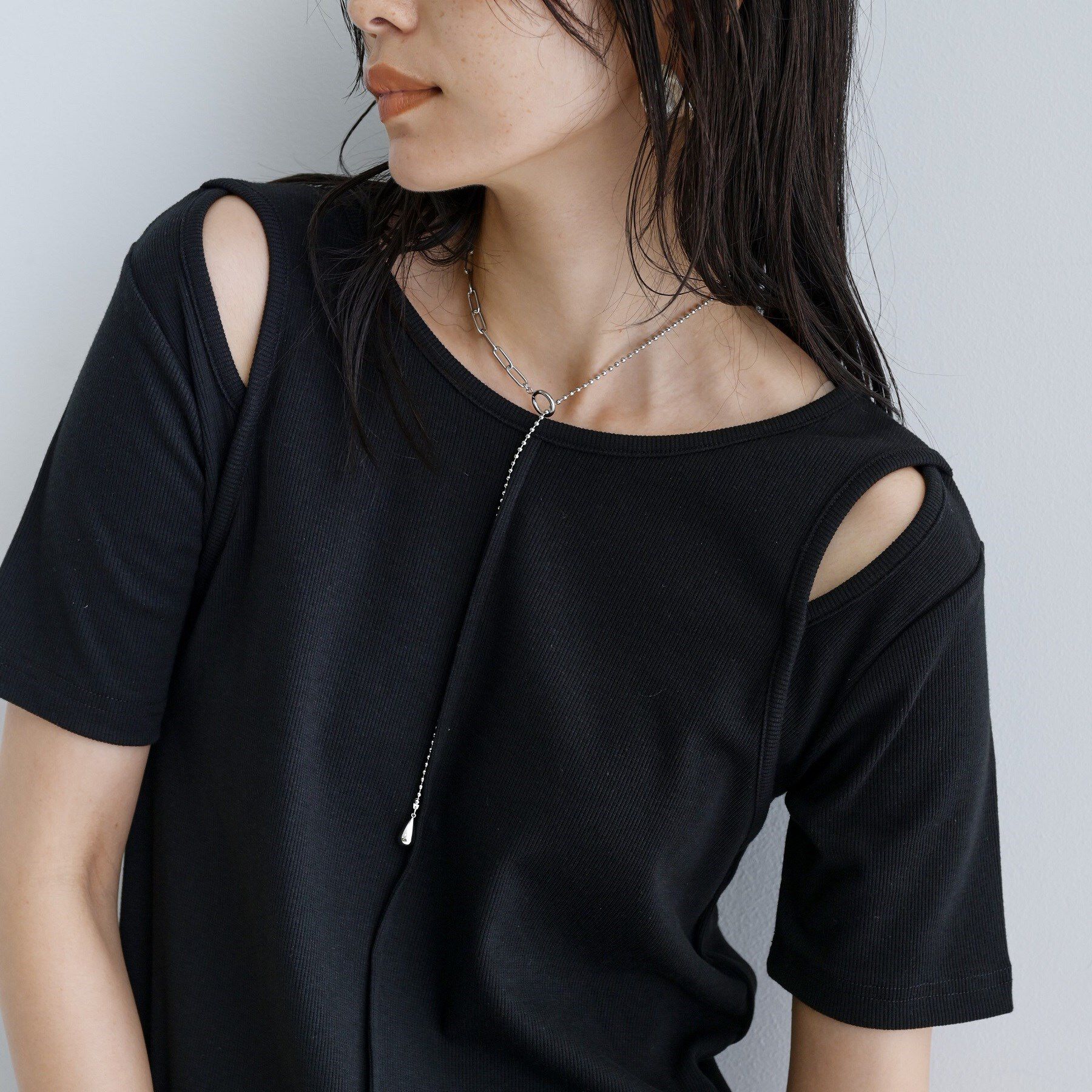 GALLEST「【一部店舗限定】リブカットソーワンピース」|ワンピース|