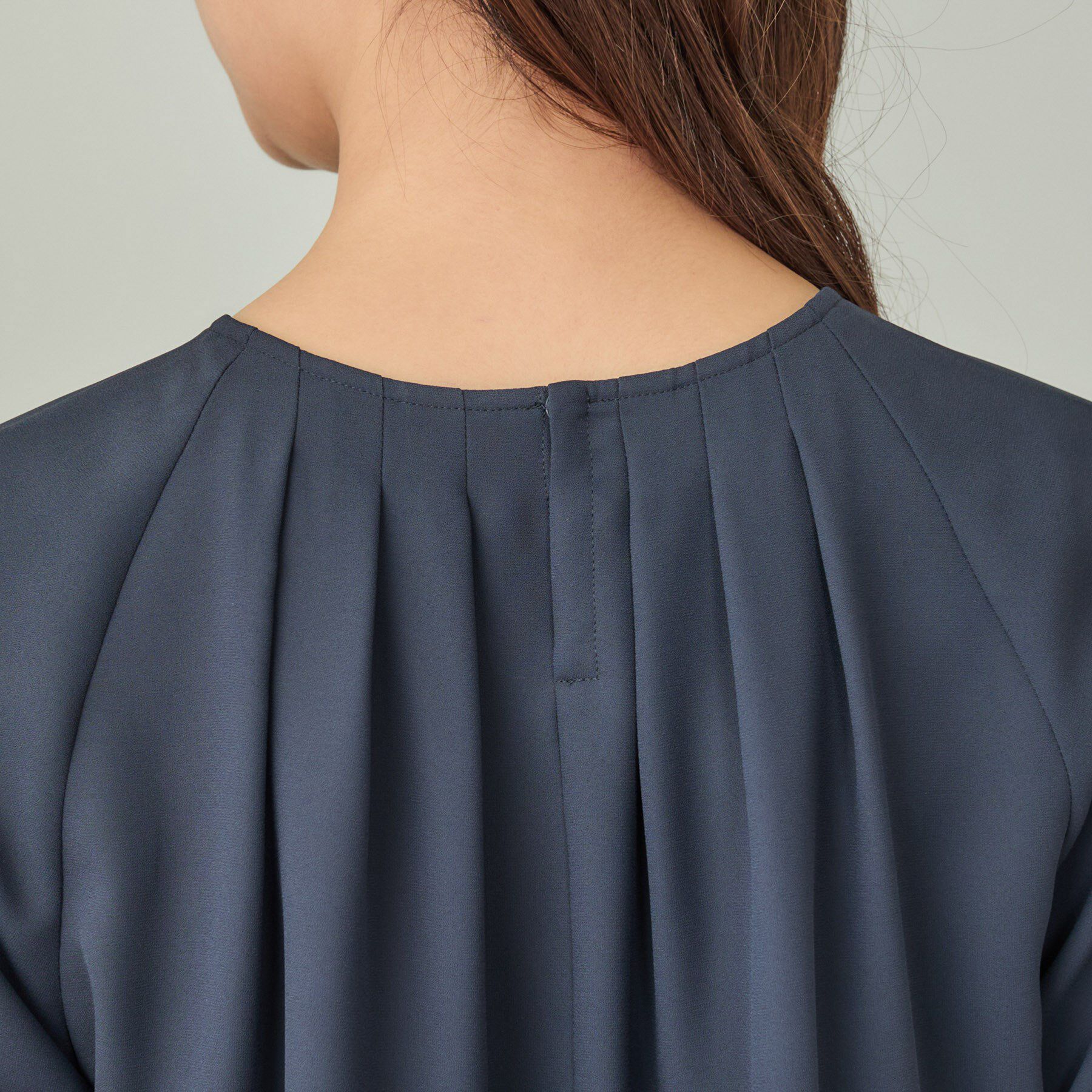 INDIVI「【UVケア】タックブラウス」|シャツ・ブラウス|