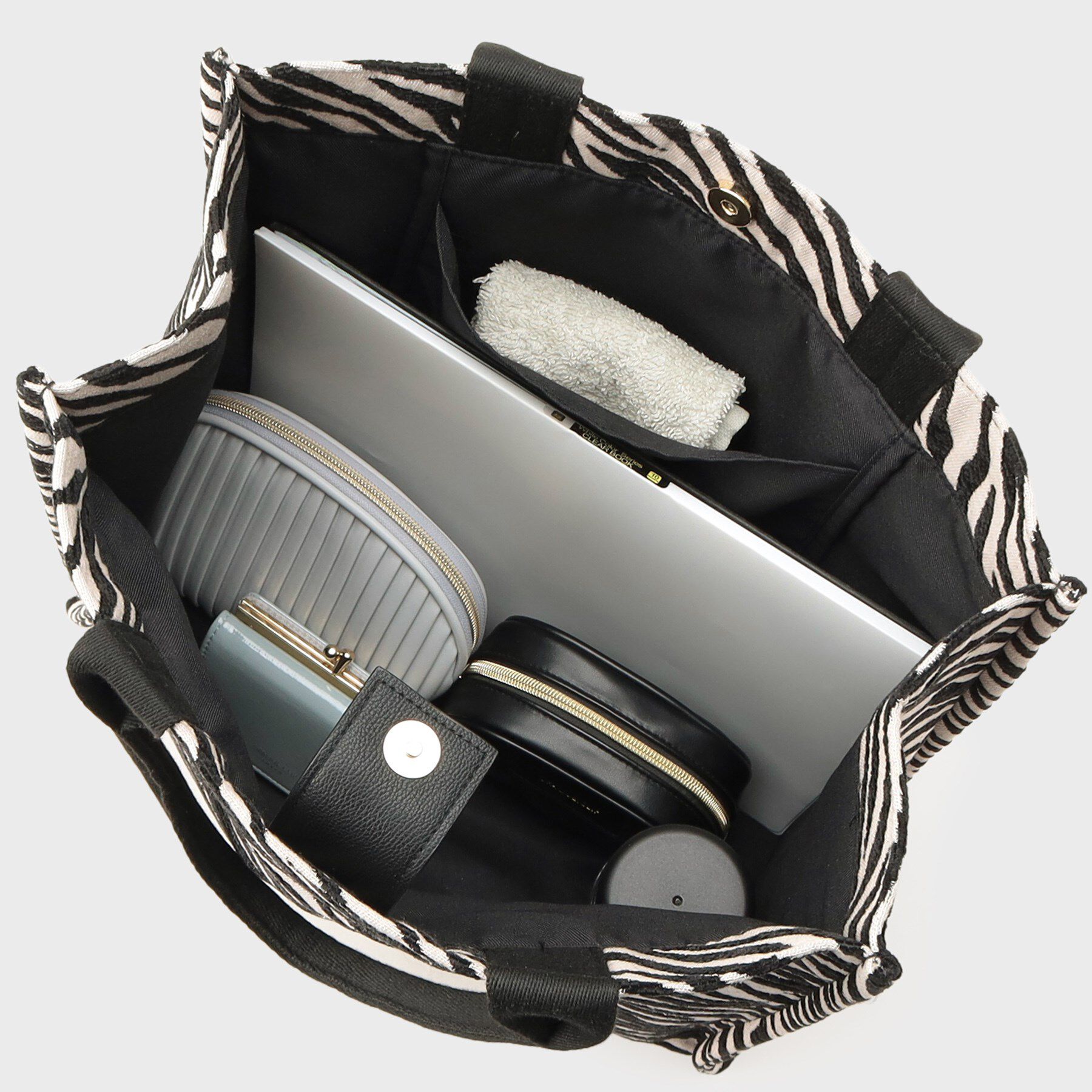 INDIVI「【選べる柄バリエ】スクエアトートバッグ」|トートバッグ|