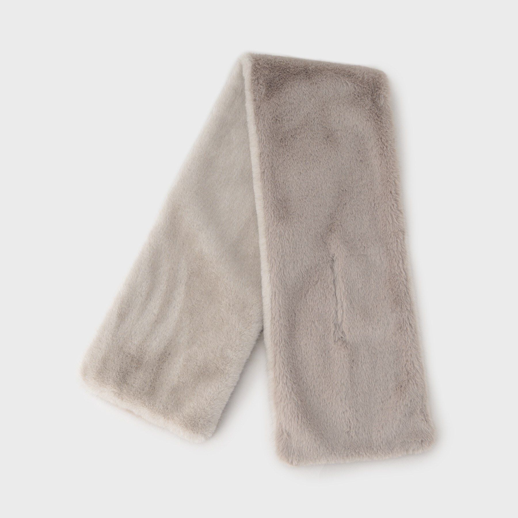 INDIVI「【リバーシブル】フェイクファーティペット」|ストール|