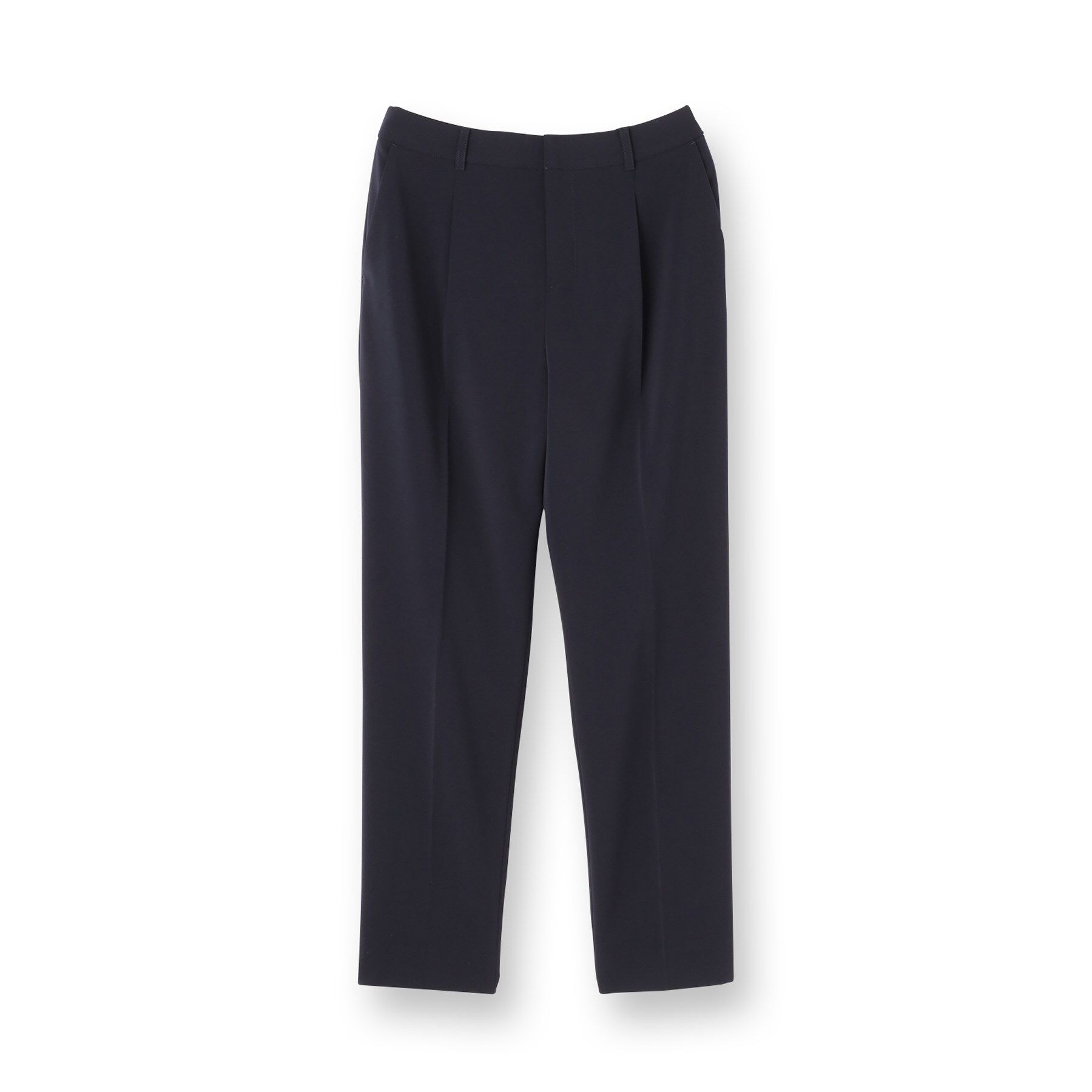 INDIVI「【通勤スーツ／洗える】ストレッチタックテーパードパンツ」|スーツ|