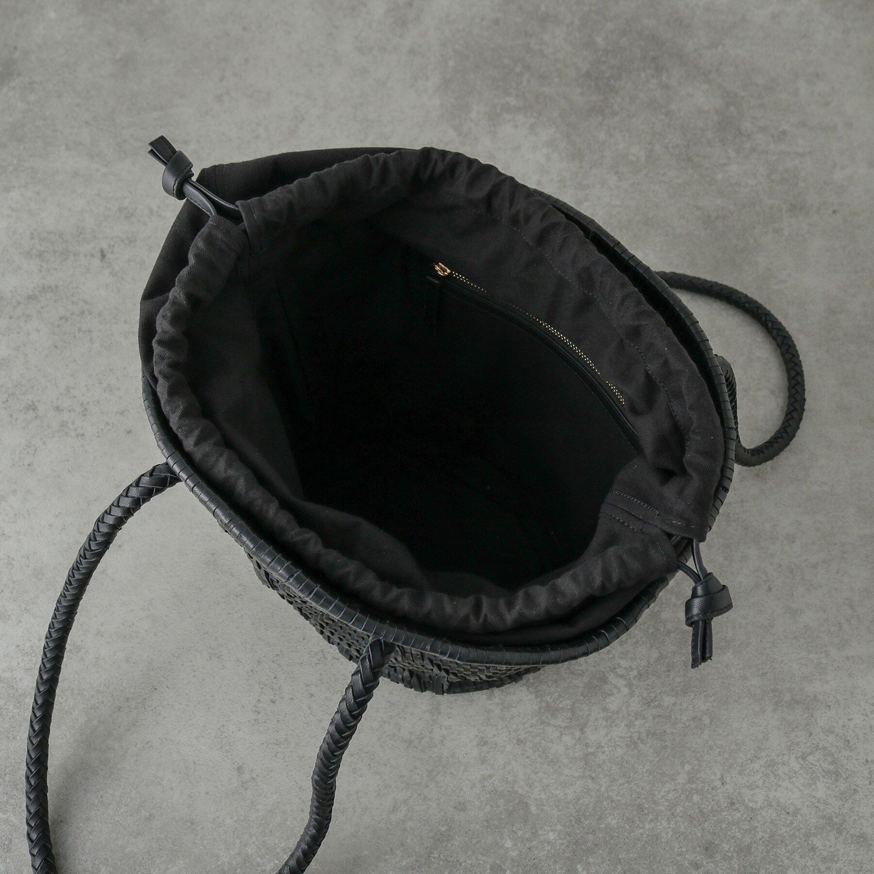 GALLEST「レザー編み込みバッグ」|トートバッグ|