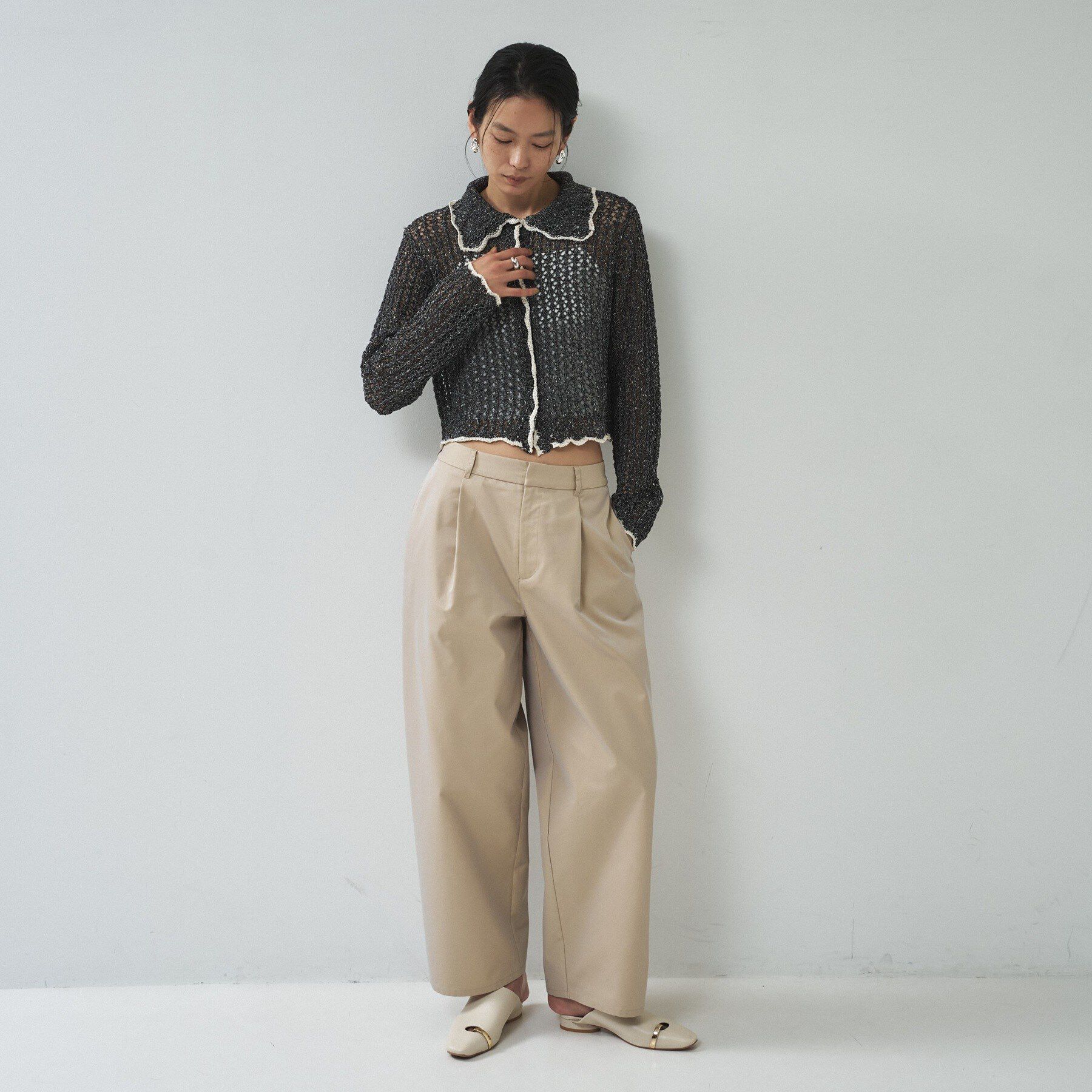 GALLEST「【一部店舗限定】ネップメッシュカーディガン」|カーディガン|