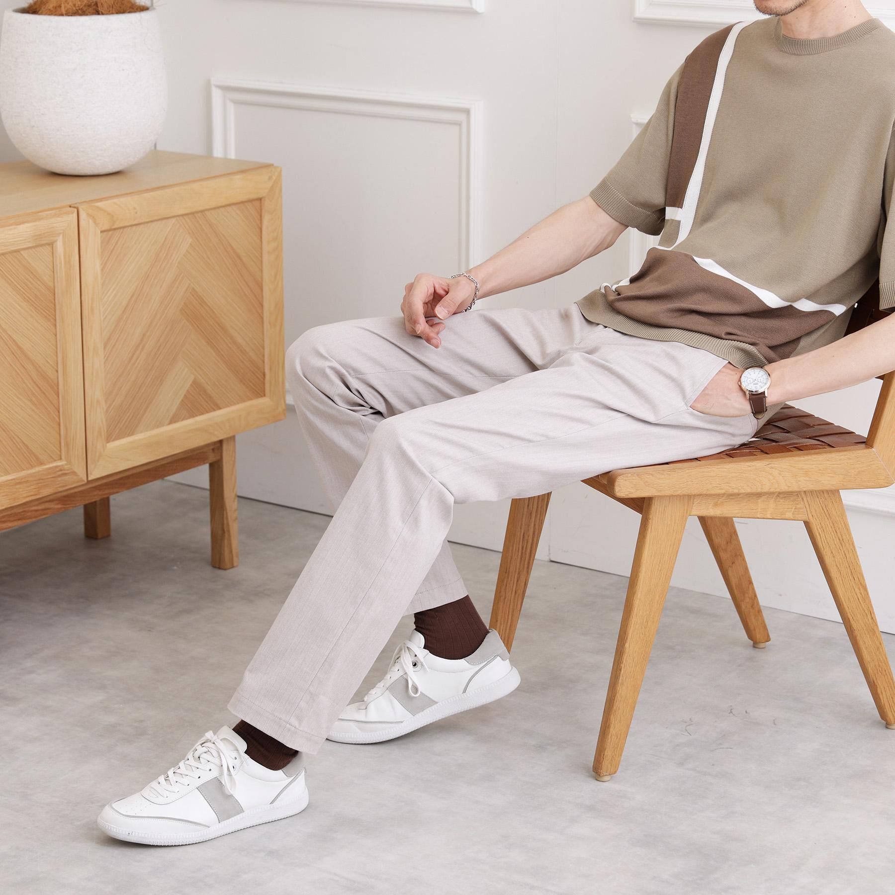 TAKEO KIKUCHI「【全7サイズ&times;8色展開！】トップマルチヘリンボン パンツ」|その他|