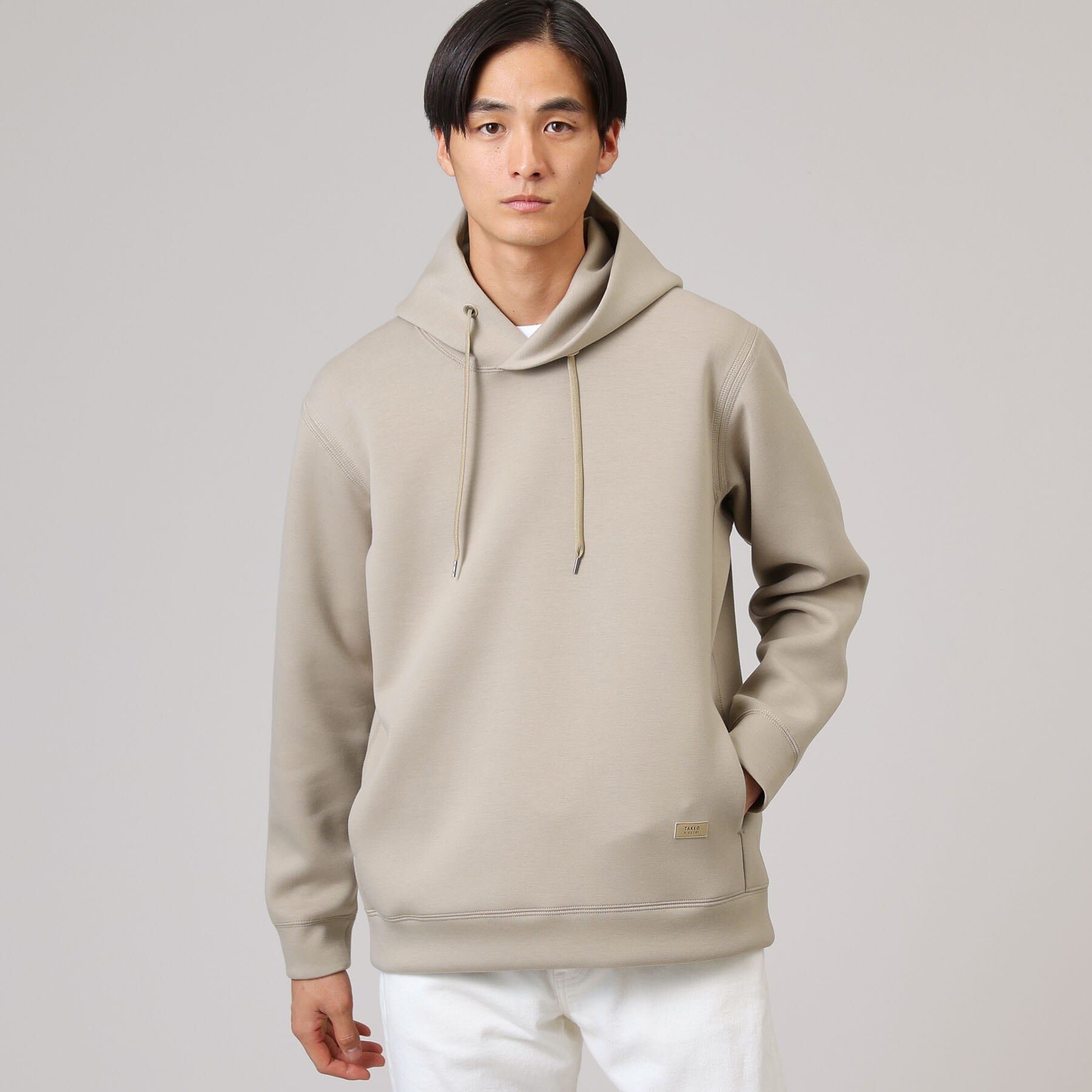 TAKEO KIKUCHI「【Sサイズ～】エアダン プルオーバー パーカ」|パーカー|ベージュ(052)