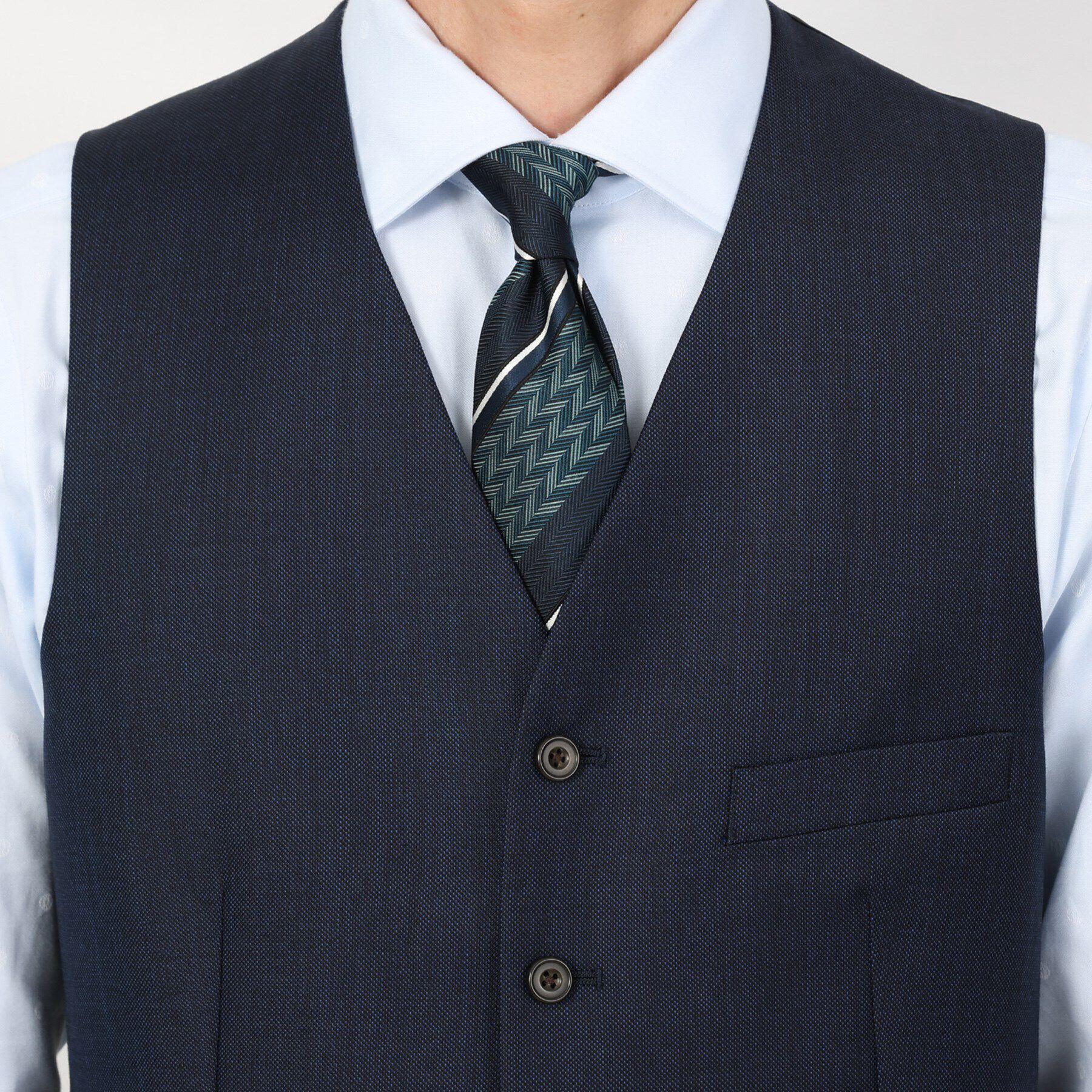 TAKEO KIKUCHI「【3ピース対応】シャイニーシャークピンヘッド ベスト」|スーツ|