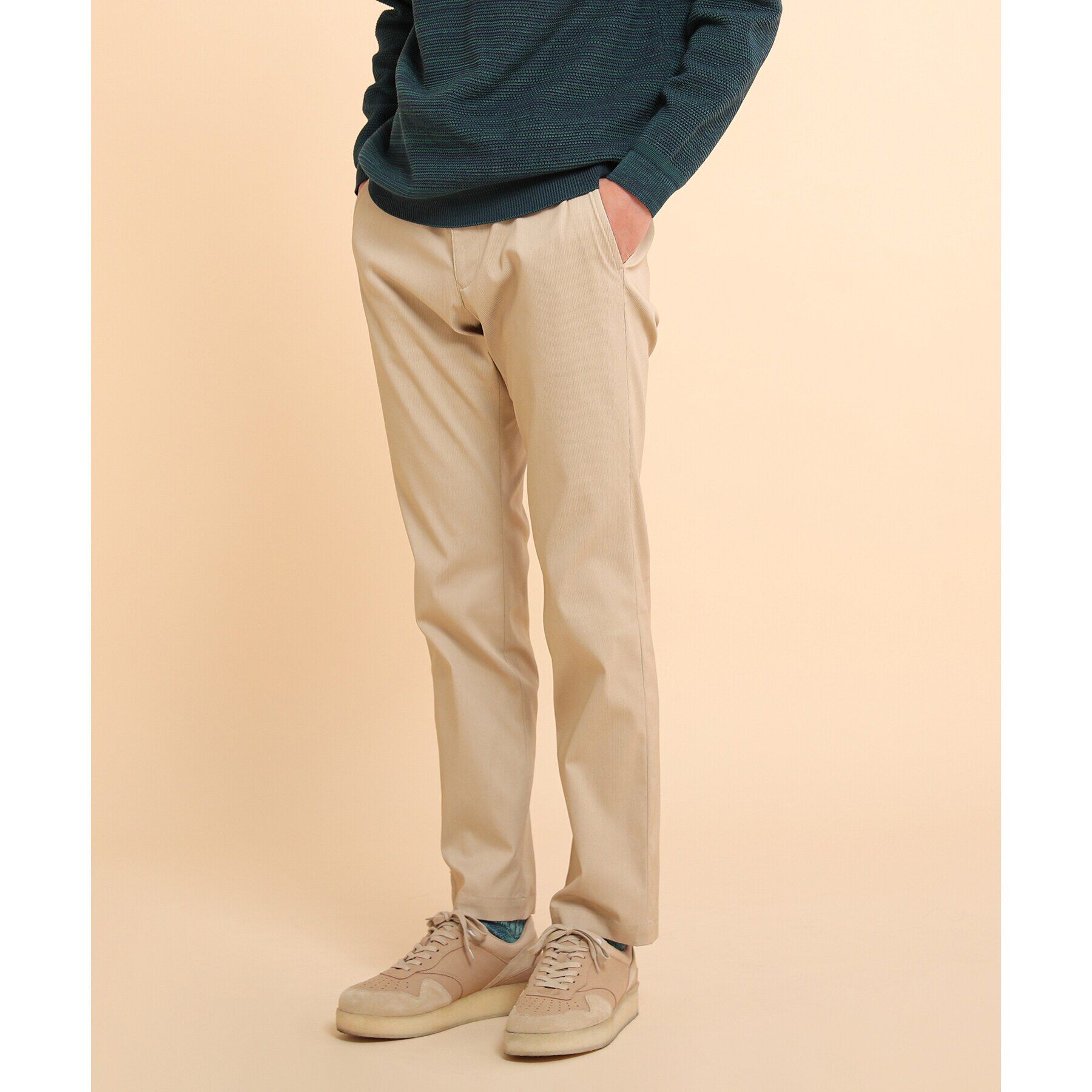 TAKEO KIKUCHI「ハイストレッチ ピケ スリム パンツ」|その他|