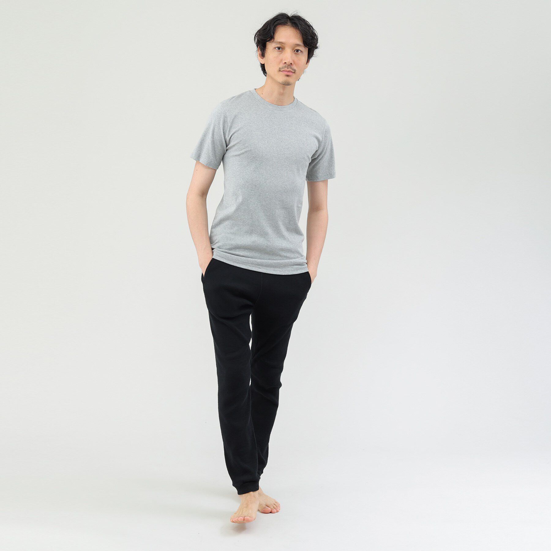 TAKEO KIKUCHI「【MADE IN　JAPAN】ベーシック　半袖クルーネック Tシャツ」|ルームウェア|