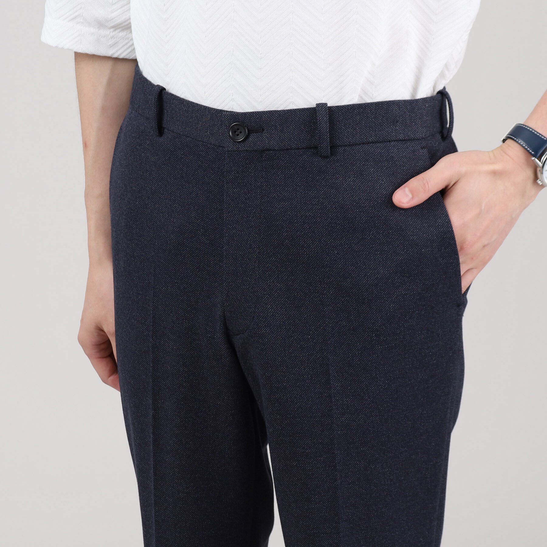 TAKEO KIKUCHI「【Sサイズ～】メランジ ストレッチ ジャージー スラックス」|その他|