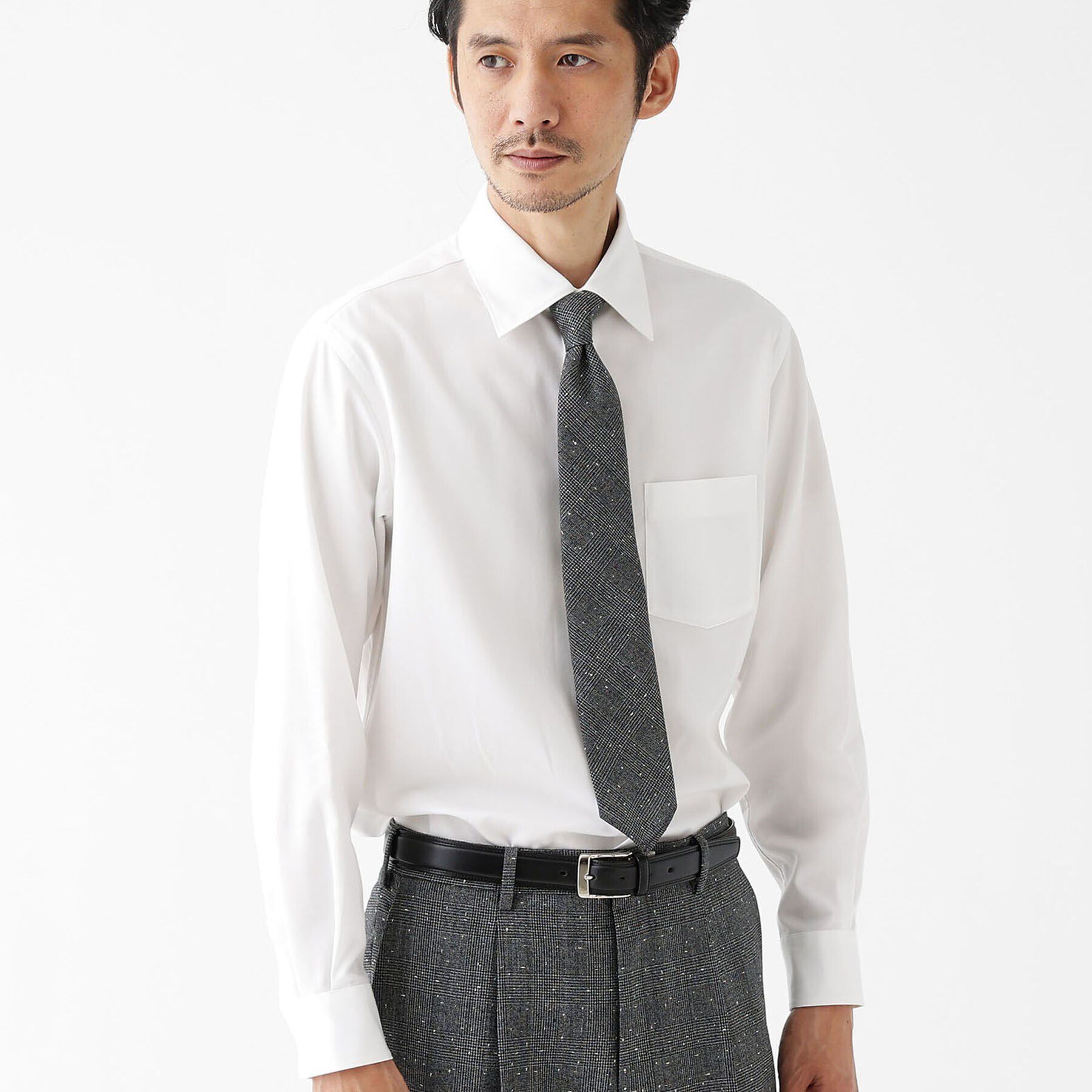 TAKEO KIKUCHI「【THE FLAGSHIP】スーピマ ツイル シャツ」|シャツ・ブラウス|ホワイト(001)