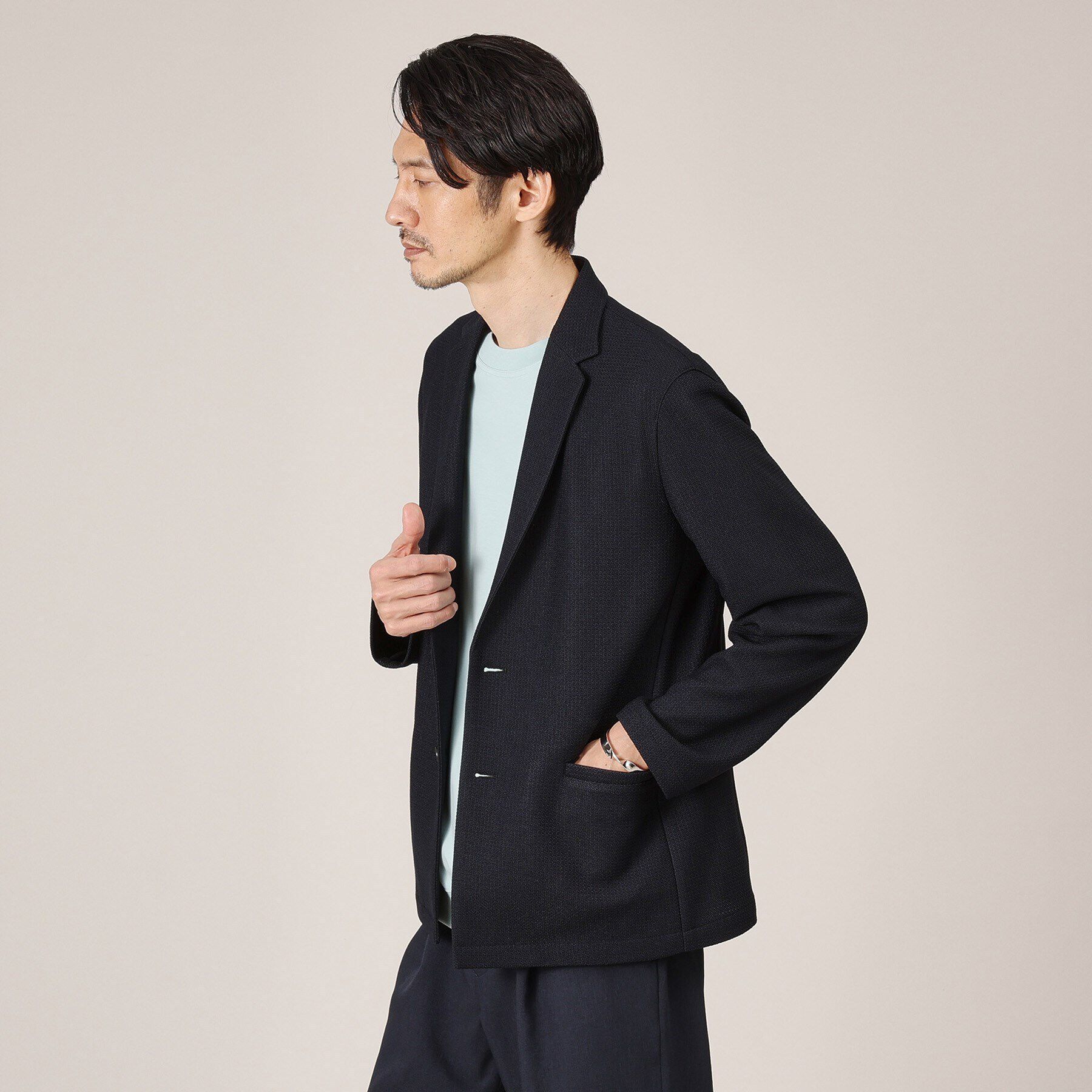 TAKEO KIKUCHI「【軽羽織】尾州ラッセル ジャケット」|テーラードジャケット|