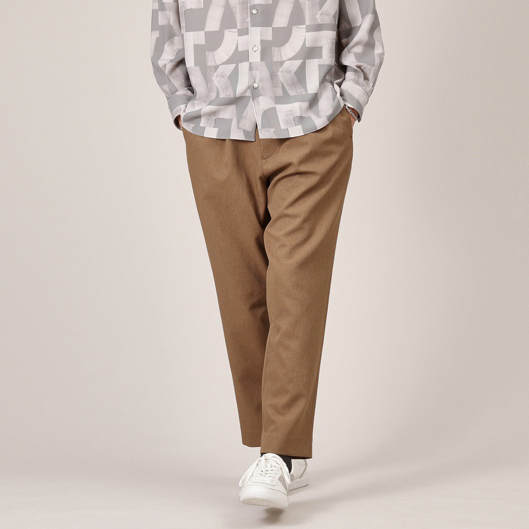 TAKEO KIKUCHI「【多機能】リネンライクカルゼ イージーパンツ」|その他|