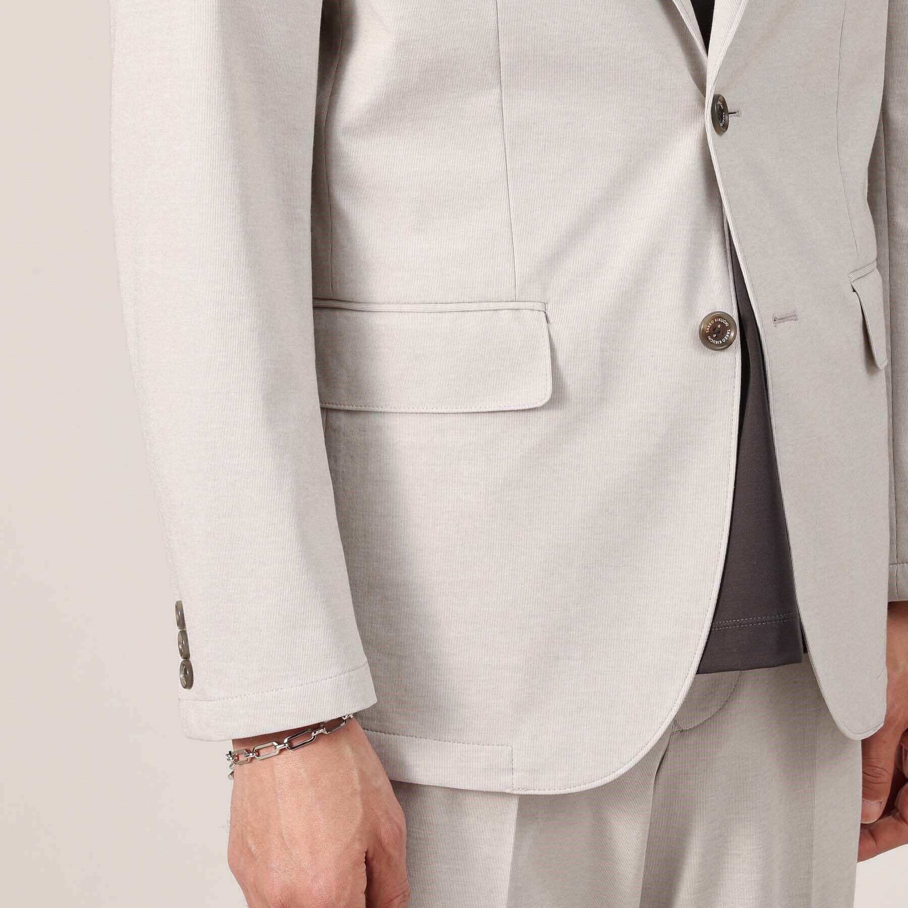 TAKEO KIKUCHI「【360&deg;ストレッチ／セットアップ対応】None Of Stress シャドーピンストライプ ジャケ」|テーラードジャケット|