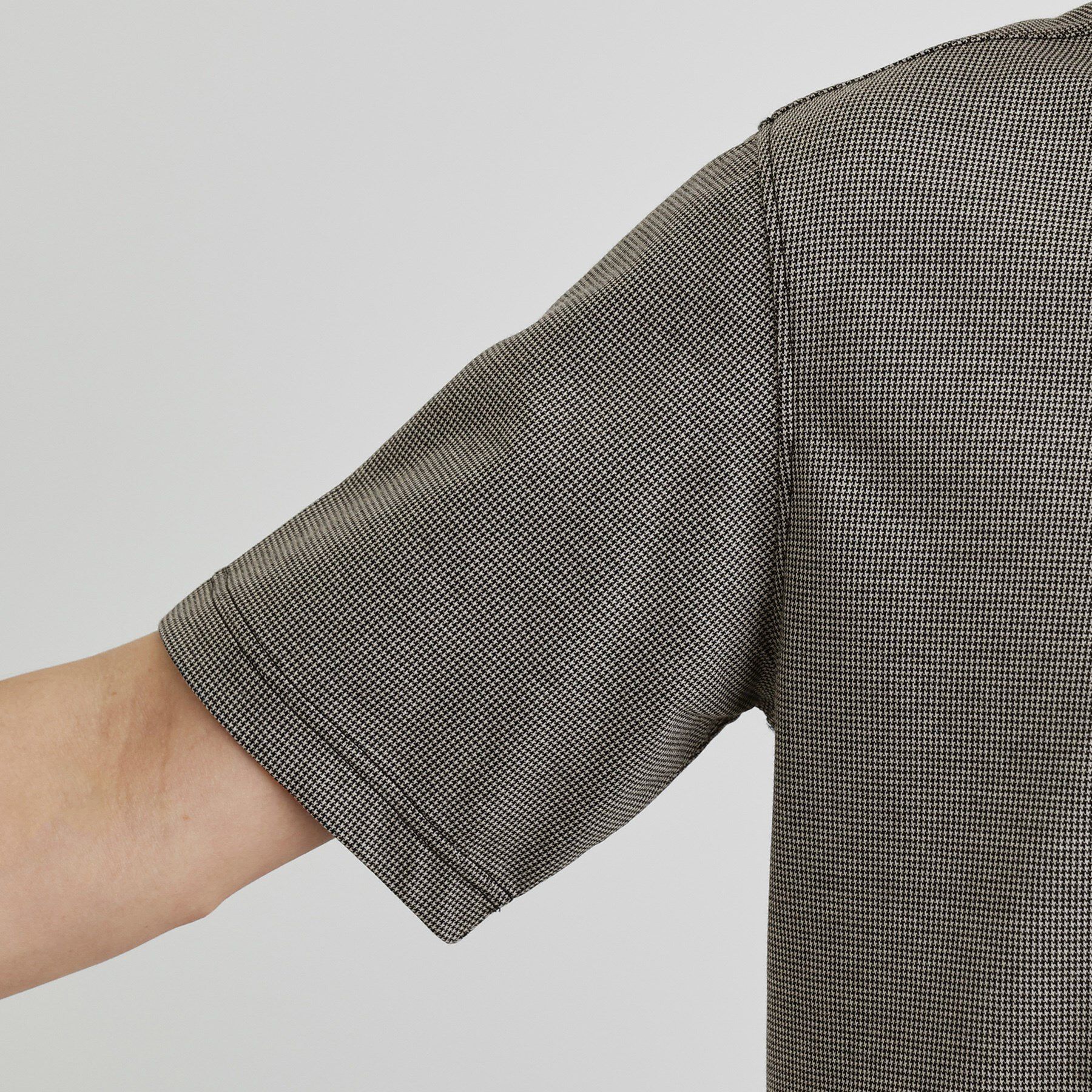 TAKEO KIKUCHI「千鳥柄ポロシャツ」|ポロシャツ|