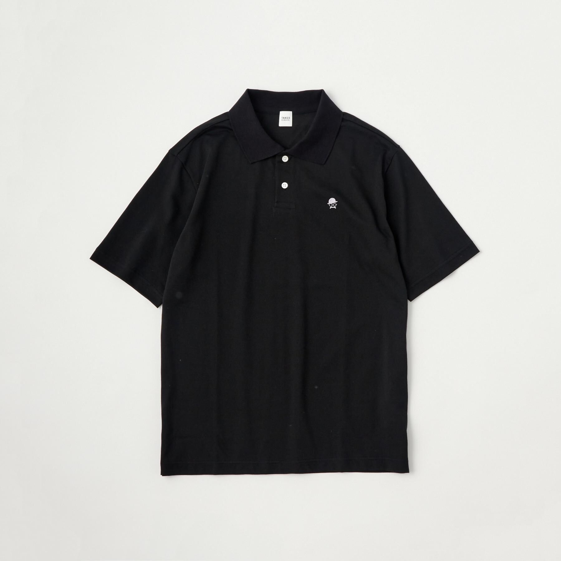 TAKEO KIKUCHI「【LIMITED】ジェントルマンヘッド ワンポイントポロシャツ」|ポロシャツ|ブラック(019)
