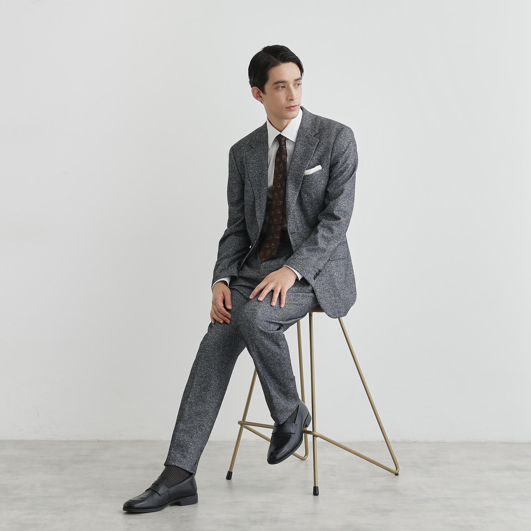 TAKEO KIKUCHI「尾州織 シルクネップジャージ パンツ」|その他|